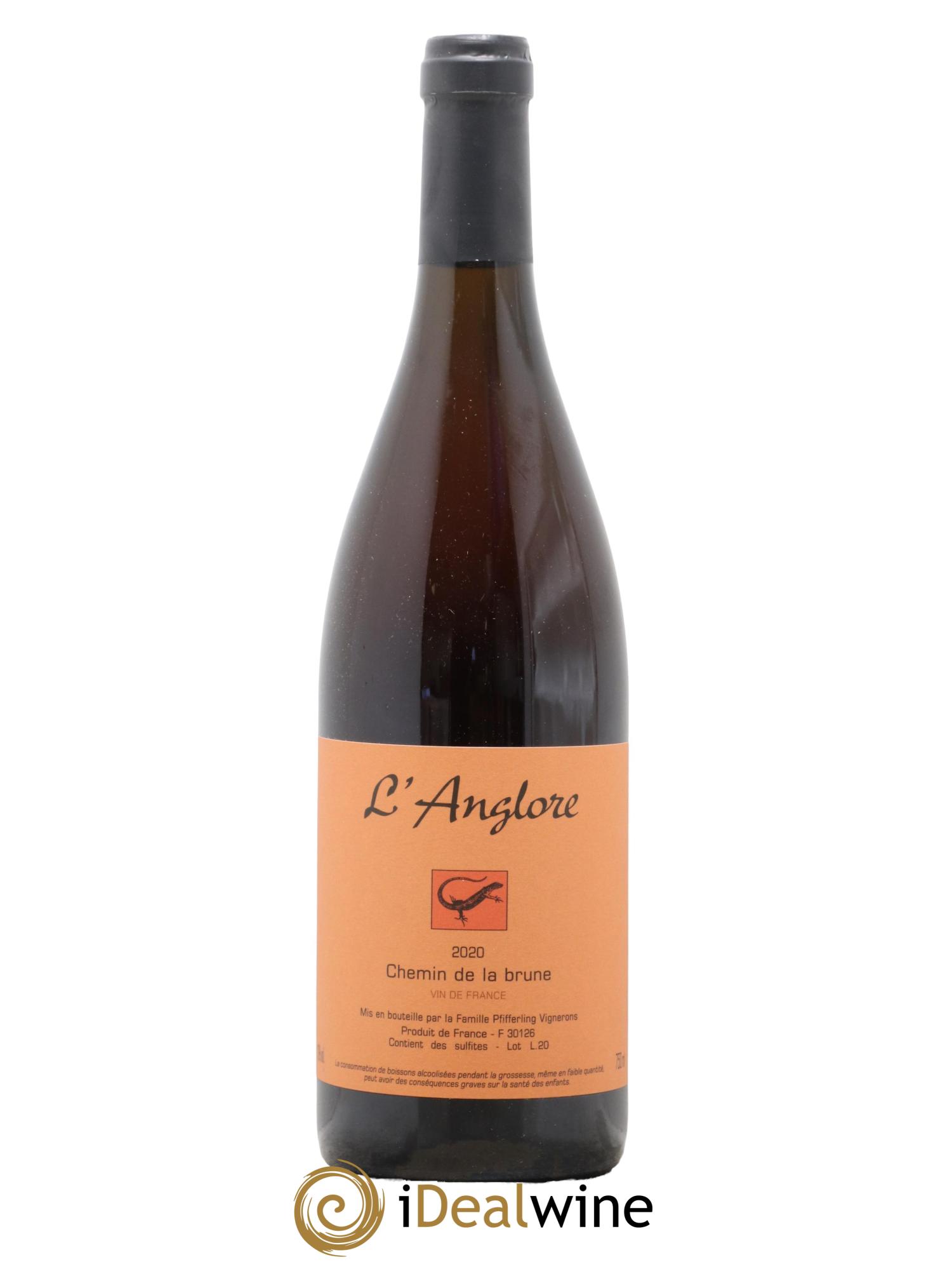 Vin de France Chemin de la brune L'Anglore  2020 - Lot de 1 bouteille - 0