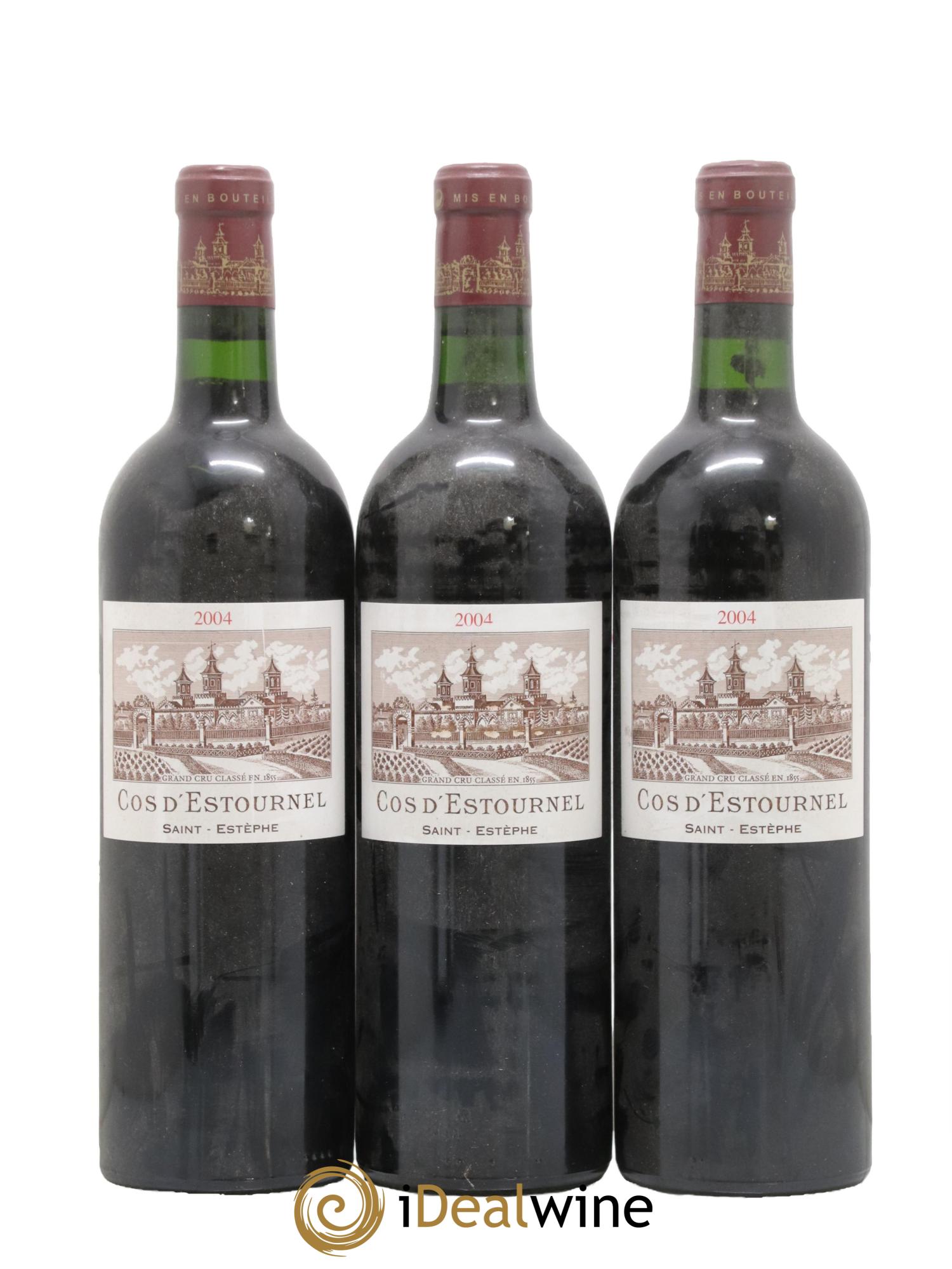 Cos d'Estournel 2ème Grand Cru Classé 2004 - Lot de 3 bouteilles - 0