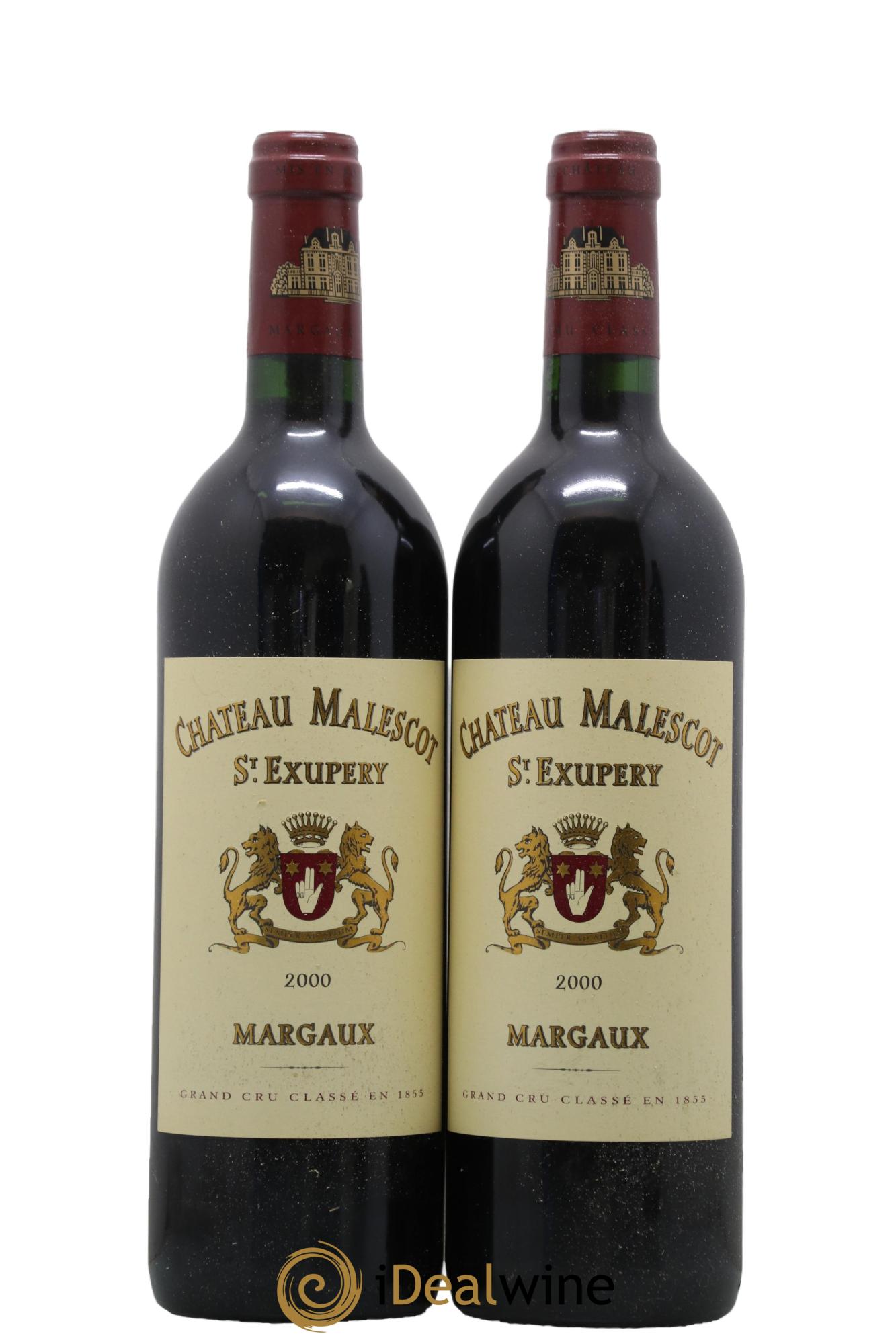 Château Malescot Saint-Exupéry 3ème Grand Cru Classé 2000 - Lot of 2 bottles - 0