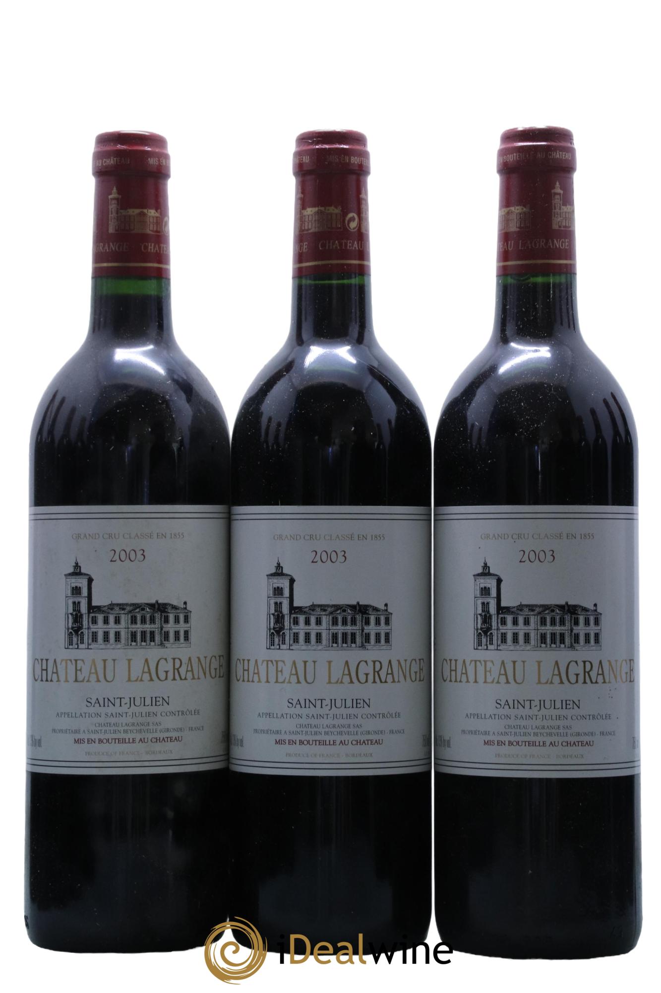 Château Lagrange 3ème Grand Cru Classé  2003 - Lot de 12 bouteilles - 1