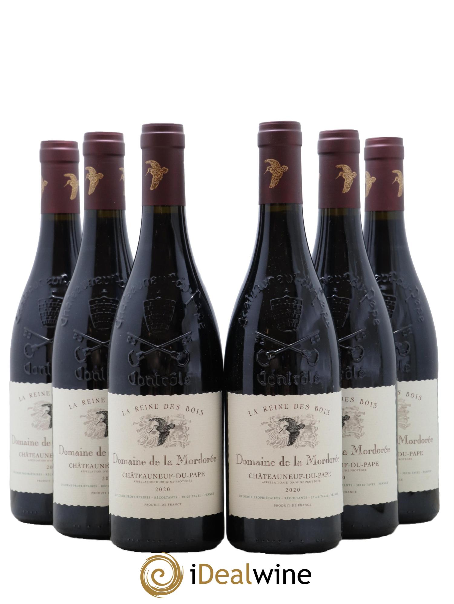 Châteauneuf-du-Pape  Cuvée de la Reine des Bois La Mordorée (Domaine de) 2020 - Lot de 6 bouteilles - 0