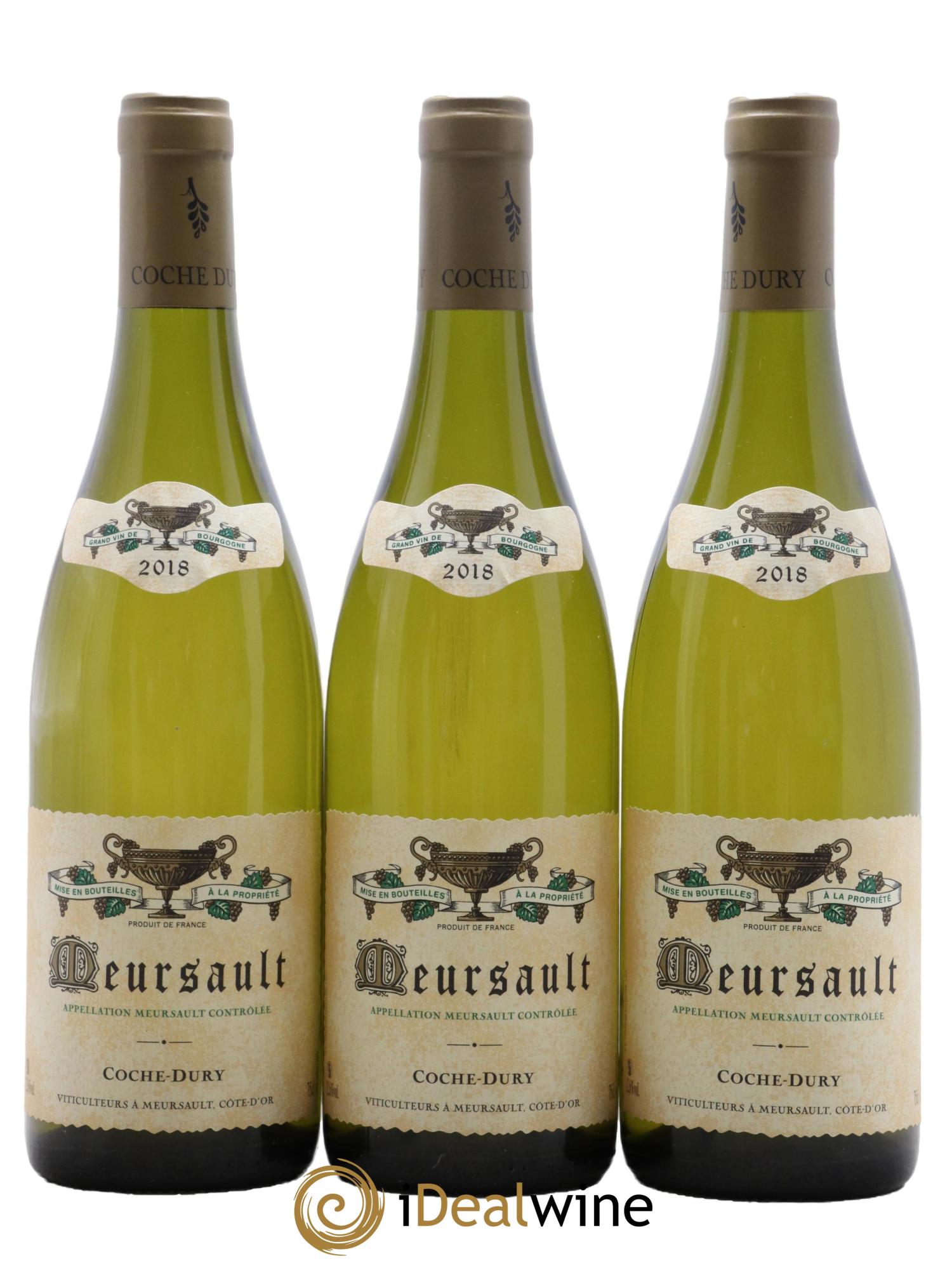 Meursault Coche Dury (Domaine)  2018 - Posten von 3 Flaschen - 0