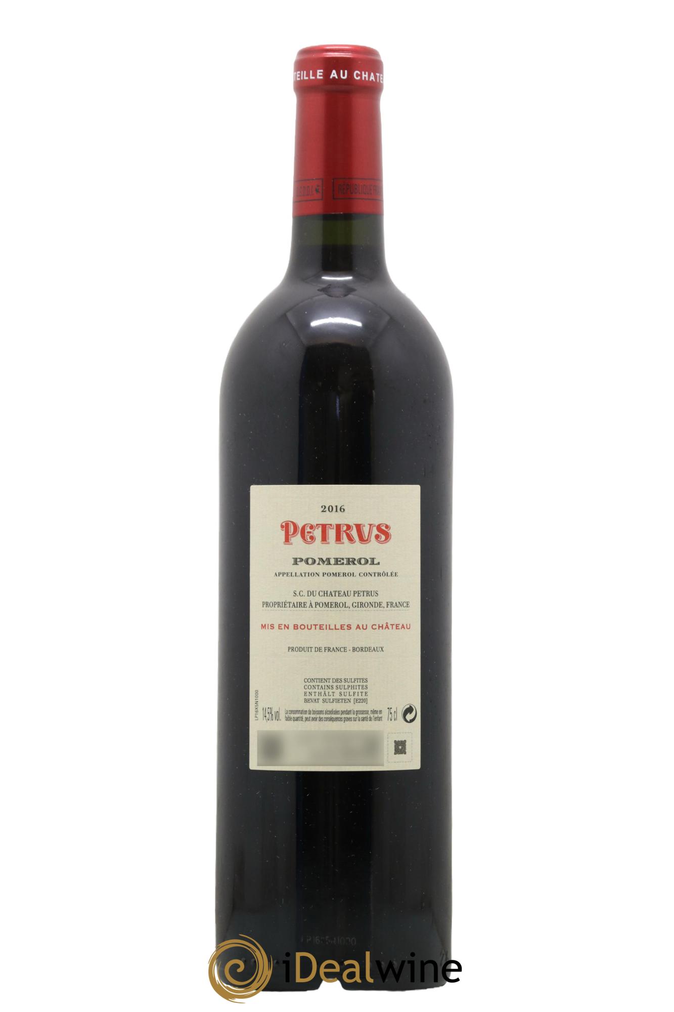 Petrus 2016 - Posten von 1 Flasche - 1