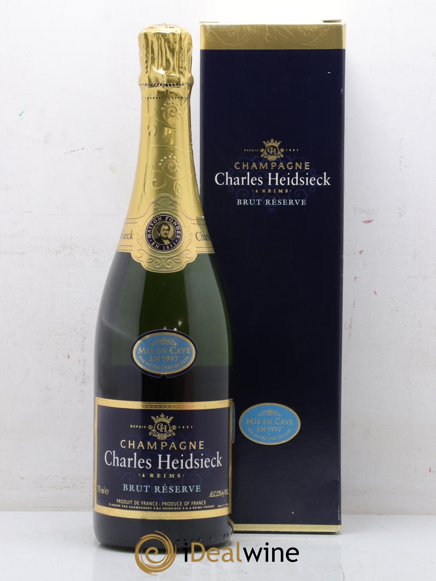 Champagne Brut Reserve Mise en Cave en 1997 Charles Heidsieck - Lot of 1 bottle - 1