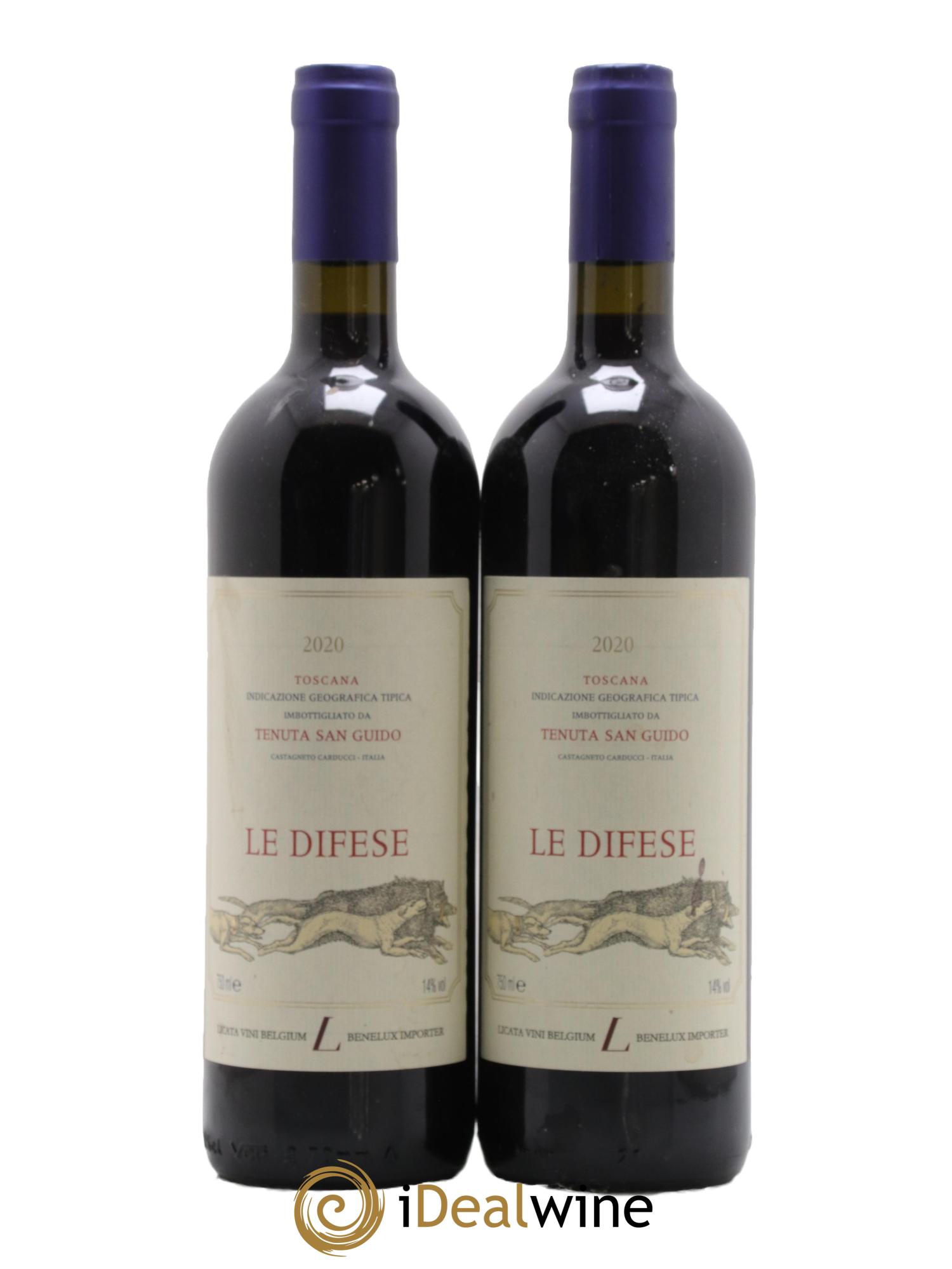 Toscana IGT Le Difese Tenuta San Guido 2020 - Lot de 2 bouteilles - 0