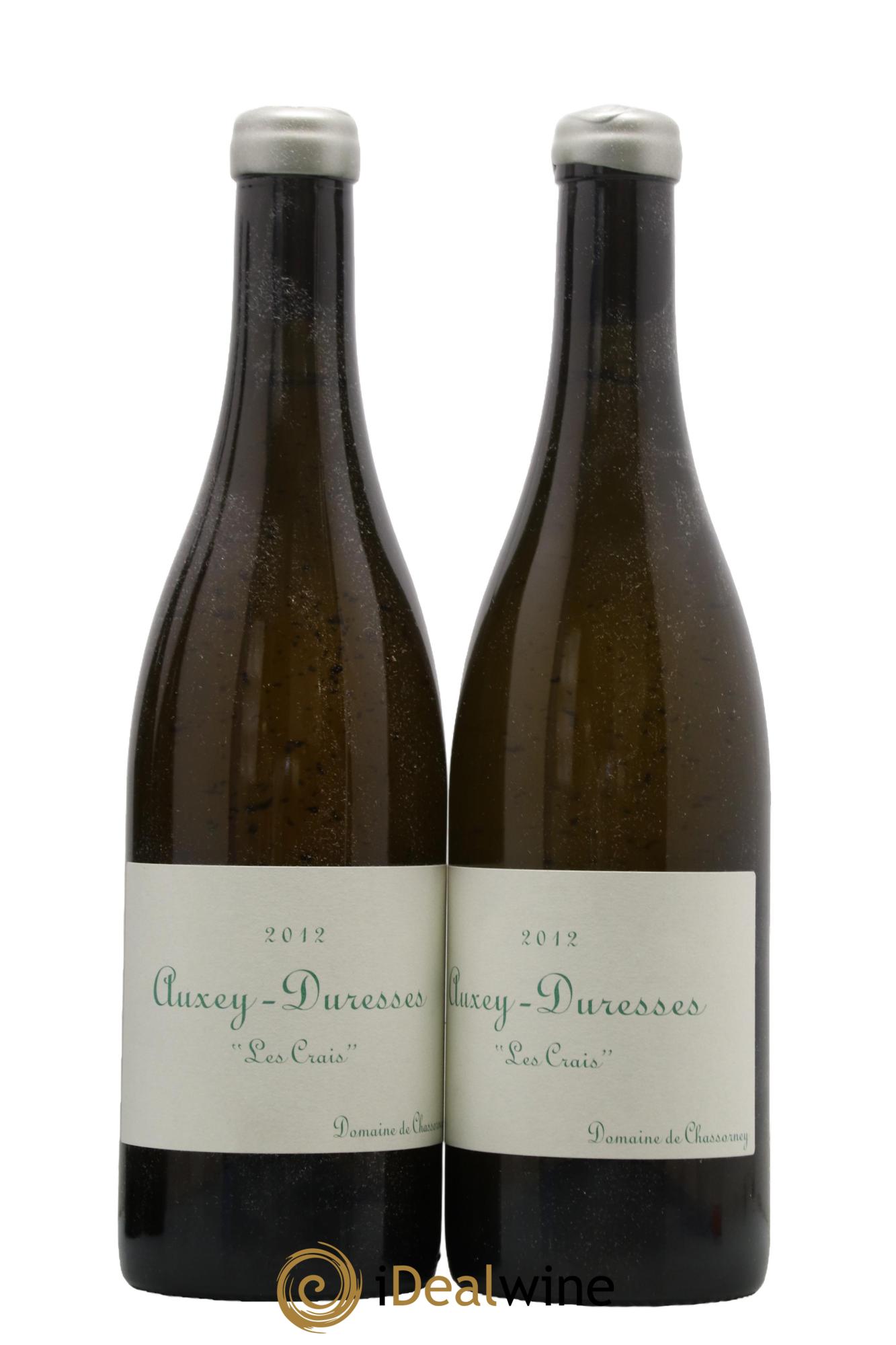 Auxey-Duresses Les Crais Domaine de Chassorney - Frédéric Cossard 2012 - Lot de 2 bouteilles - 0