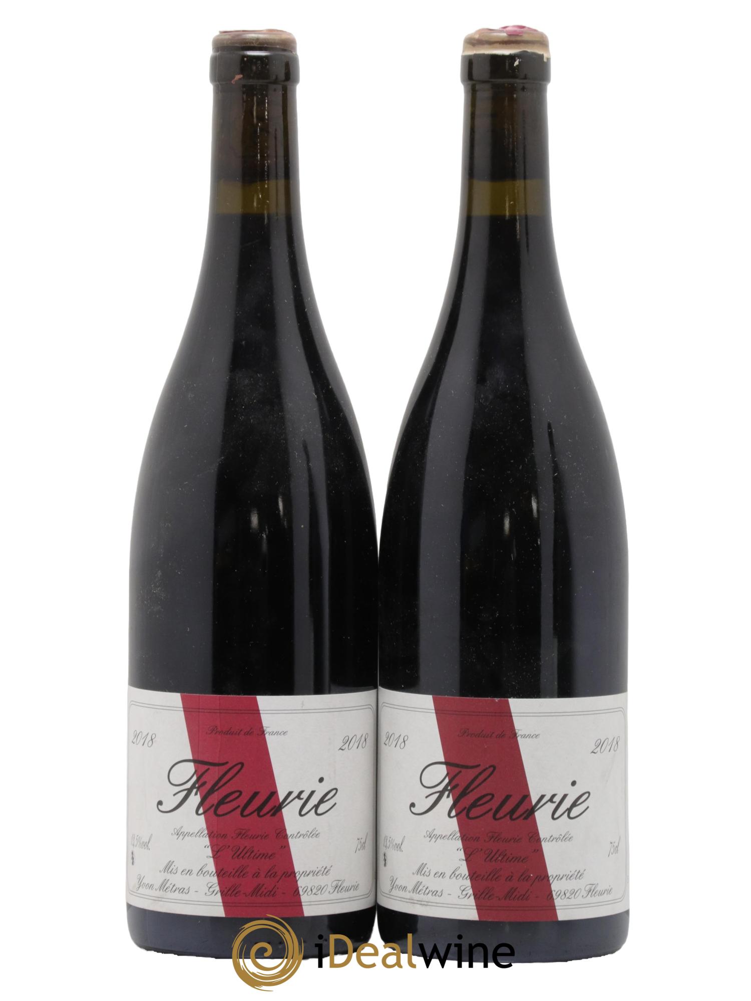 Fleurie l'Ultime Yvon Métras 2018 - Lot de 2 bouteilles - 0