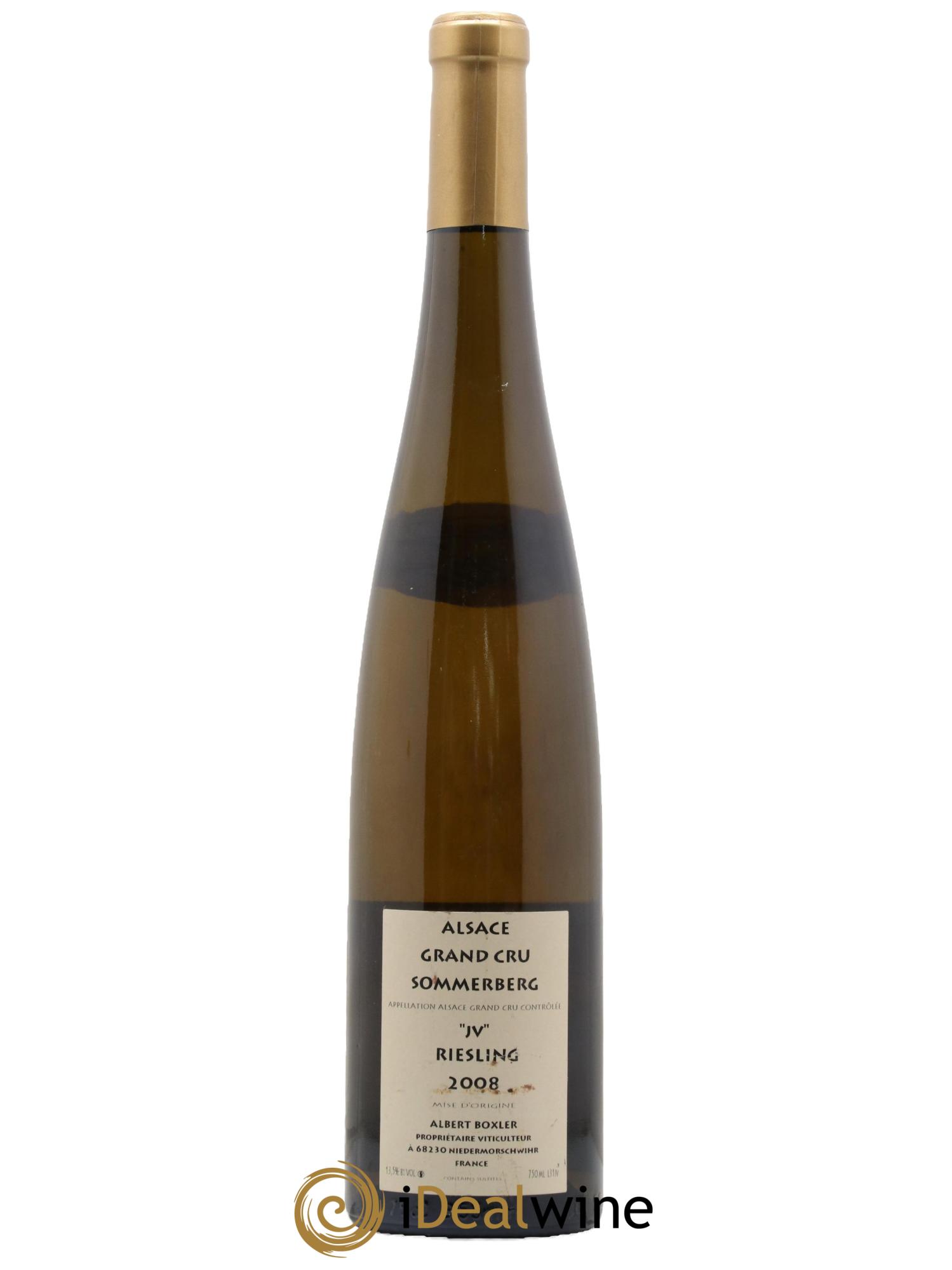 Alsace Riesling Grand Cru Sommerberg Jeunes Vignes Albert Boxler 2008 - Lotto di 1 bottiglia - 1