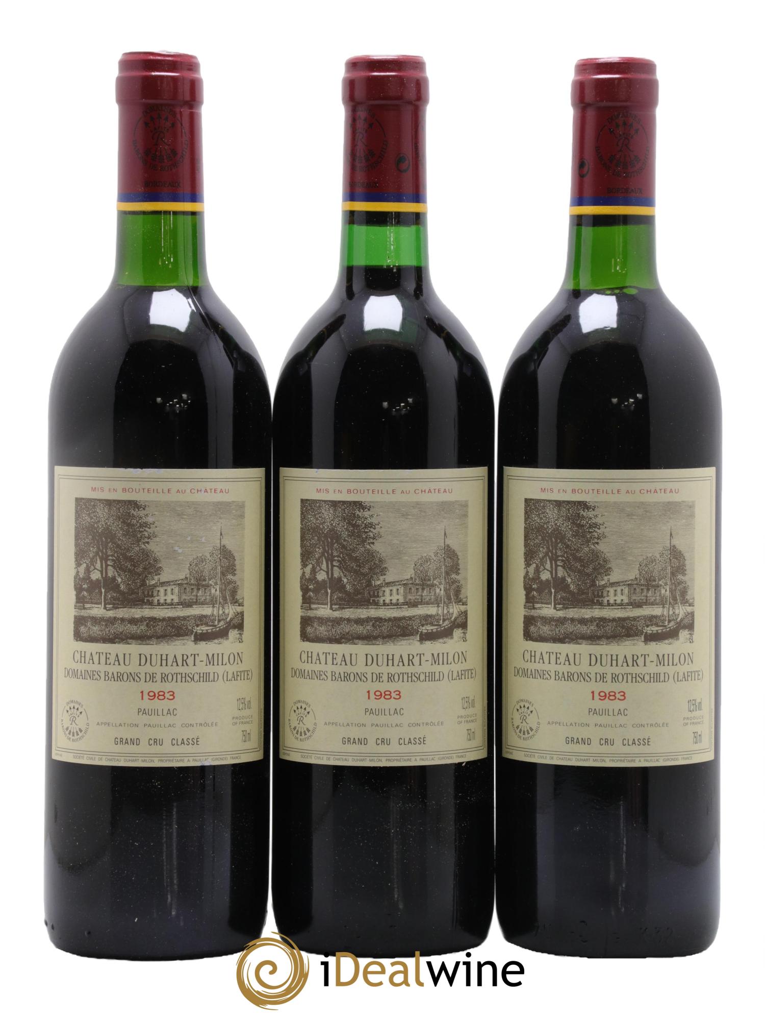 Château Duhart-Milon 4ème Grand Cru Classé 1983 - Lot de 12 bouteilles - 4