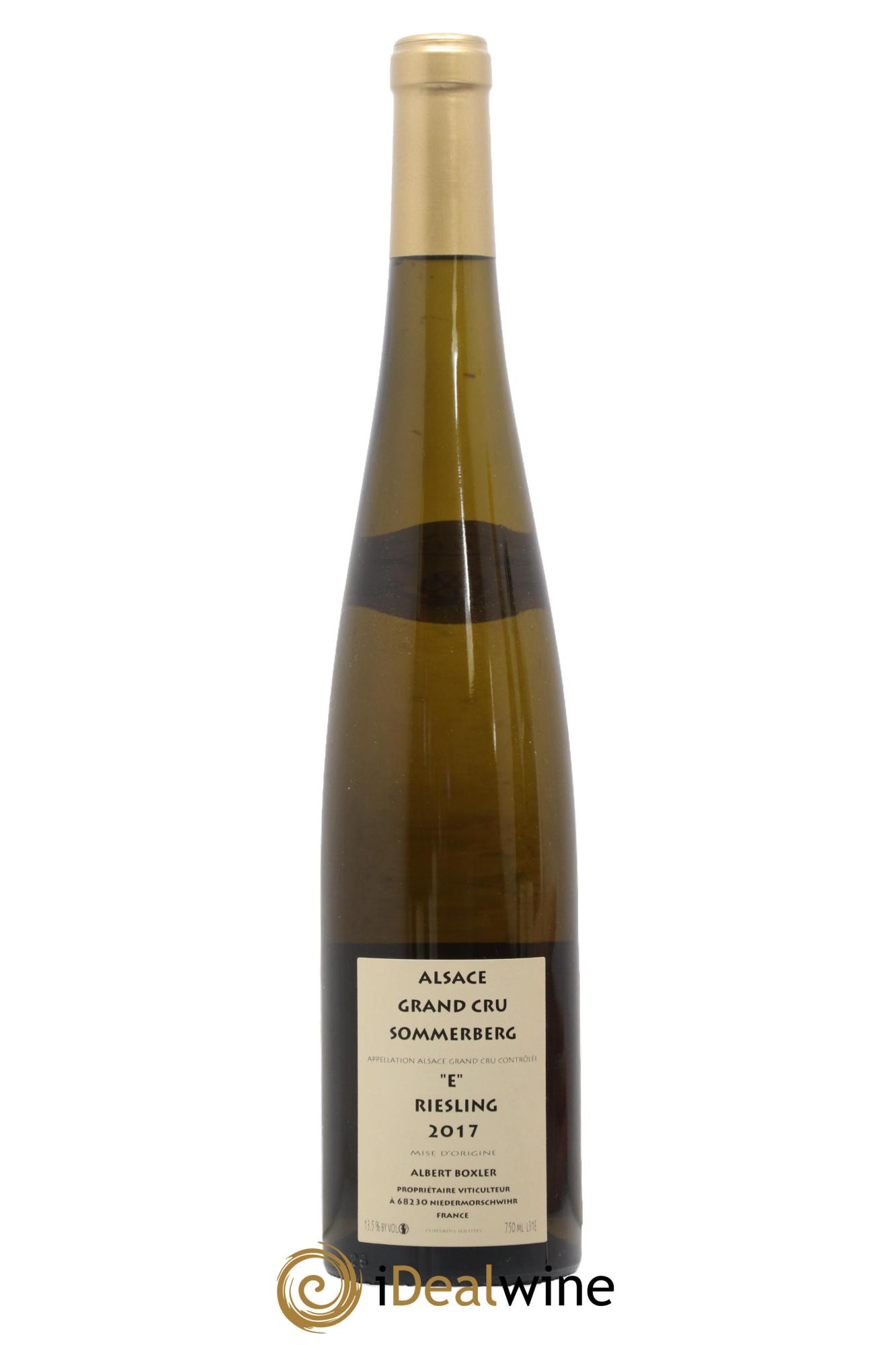 Alsace Riesling Grand Cru Sommerberg E Albert Boxler 2017 - Posten von 1 Flasche - 1