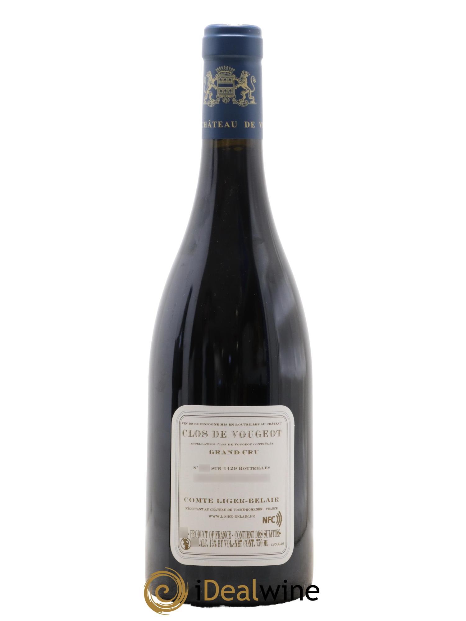 Clos de Vougeot Grand Cru Thibault Liger-Belair  2016 - Posten von 1 Flasche - 1