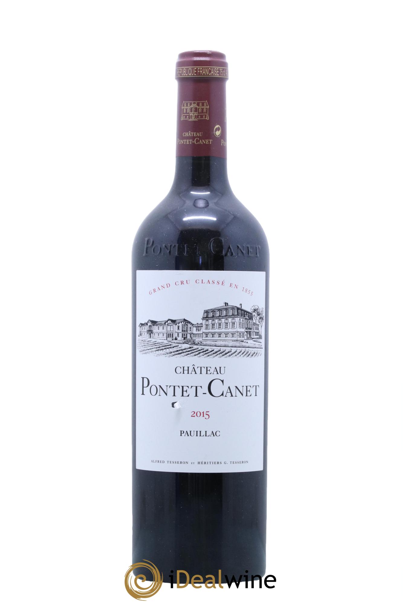 Château Pontet Canet 5ème Grand Cru Classé  2015 - Lot de 1 bouteille - 0