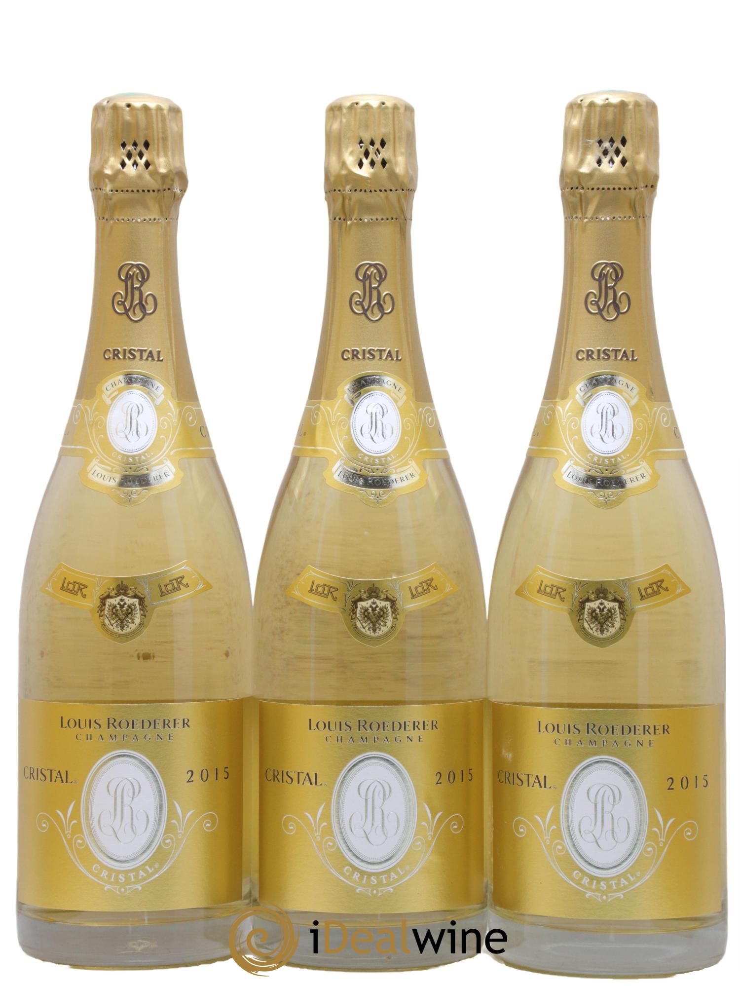 Cristal Louis Roederer 2015 - Lot de 3 bouteilles - 0