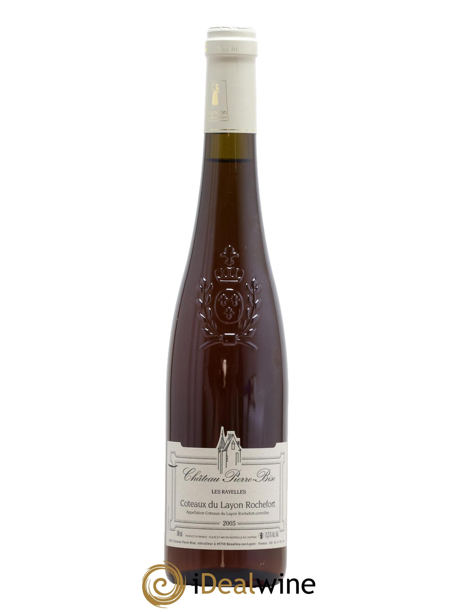 Coteaux du Layon Rochefort Les Rayelles Château Pierre-Bise 2005 - Lot of 1 500ml format  - 0