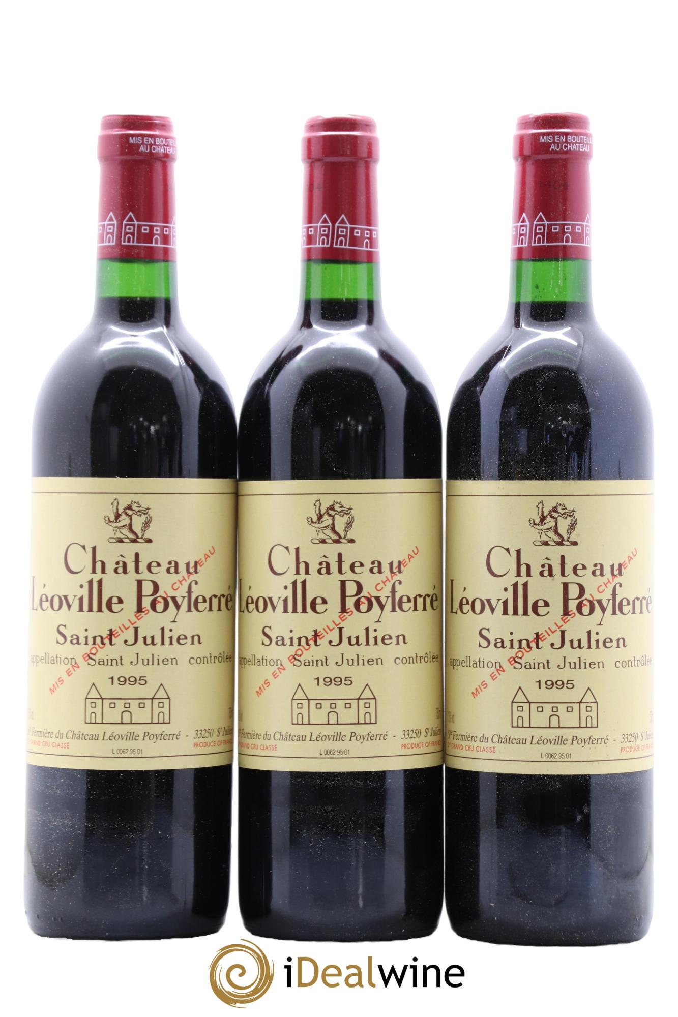 Château Léoville Poyferré 2ème Grand Cru Classé 1995 - Lot of 12 bottles - 4