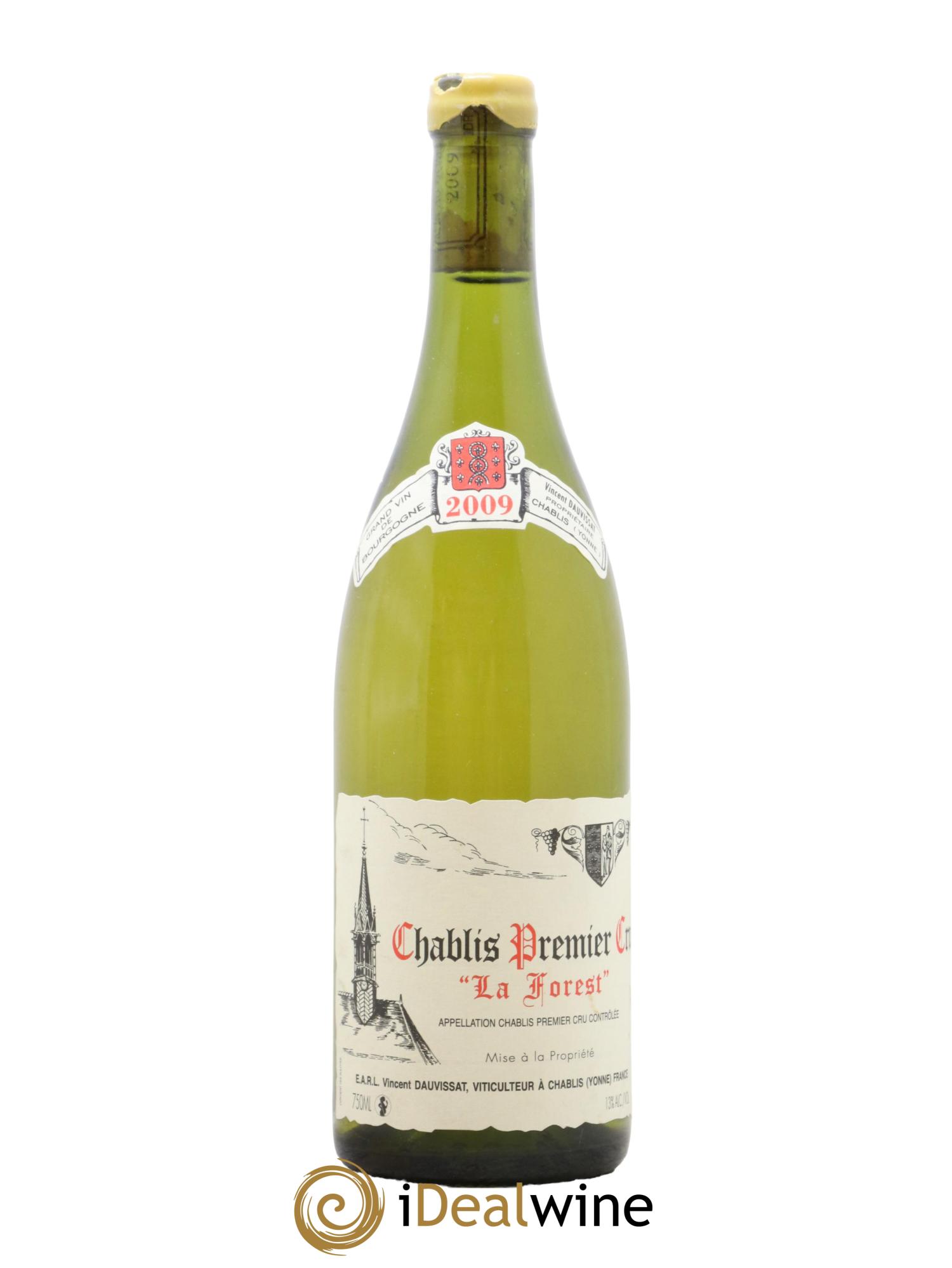 Chablis 1er Cru La Forest Vincent Dauvissat (Domaine) 2009 - Lot of 1 bottle - 0