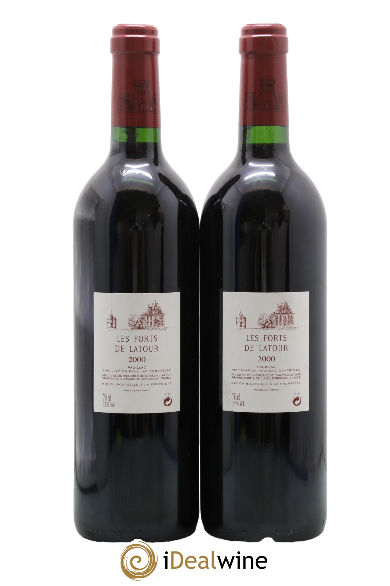 Les Forts de Latour Second Vin 2000 - Lot of 2 bottles - 1