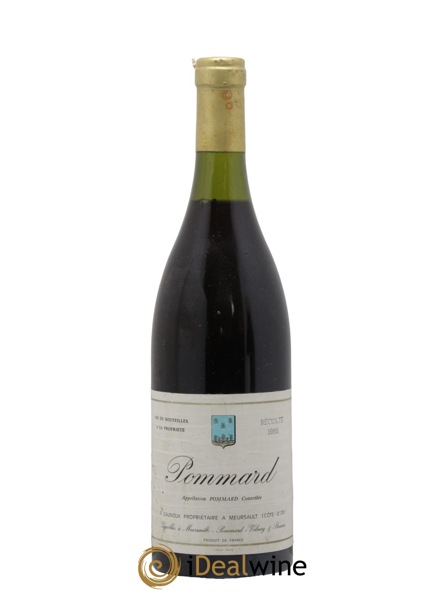 Pommard Domaine François Gaunoux 1988 - Lotto di 1 bottiglia - 0