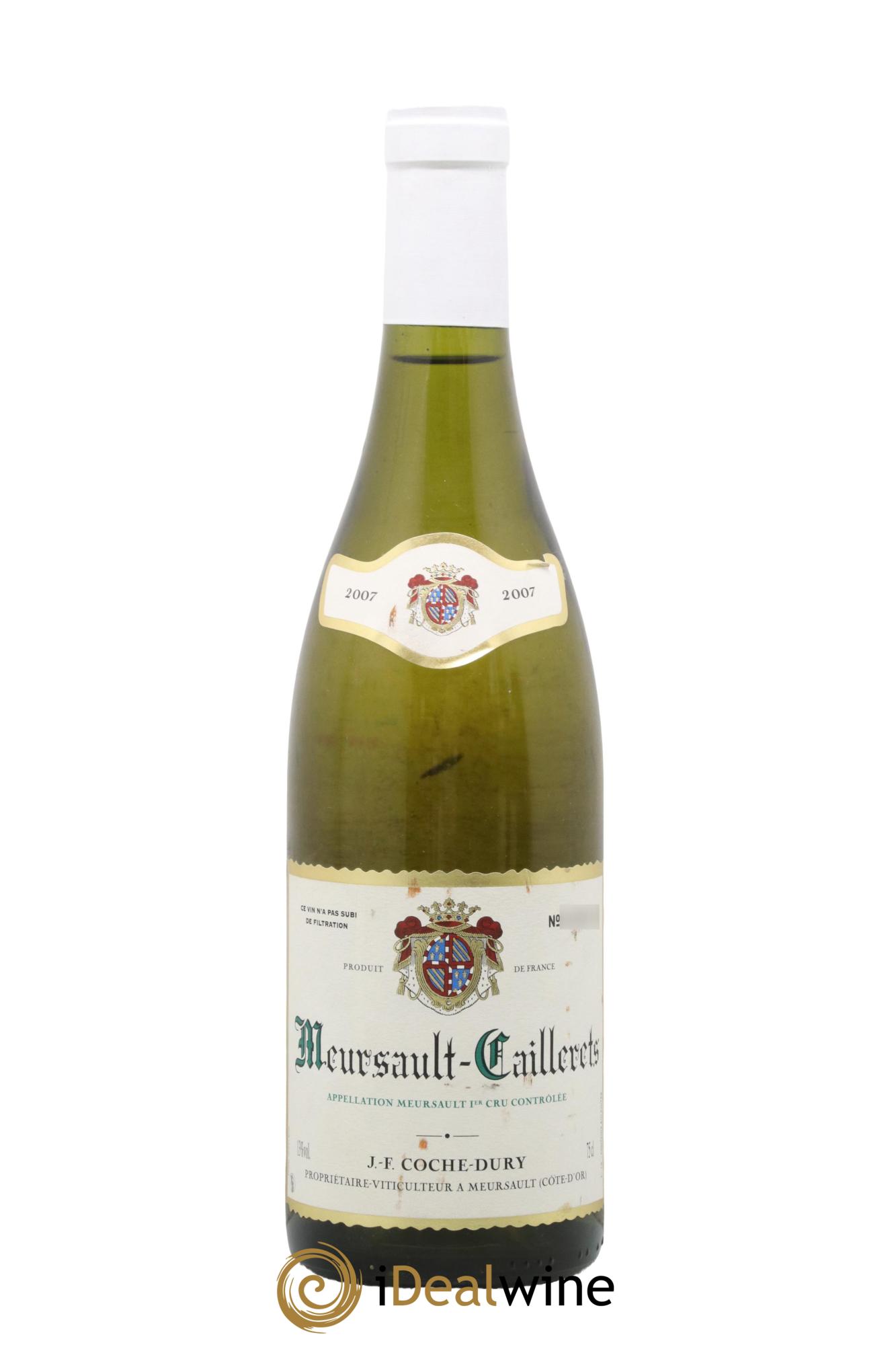 Meursault 1er Cru Caillerets Coche Dury (Domaine) 2007 - Lotto di 1 bottiglia - 0