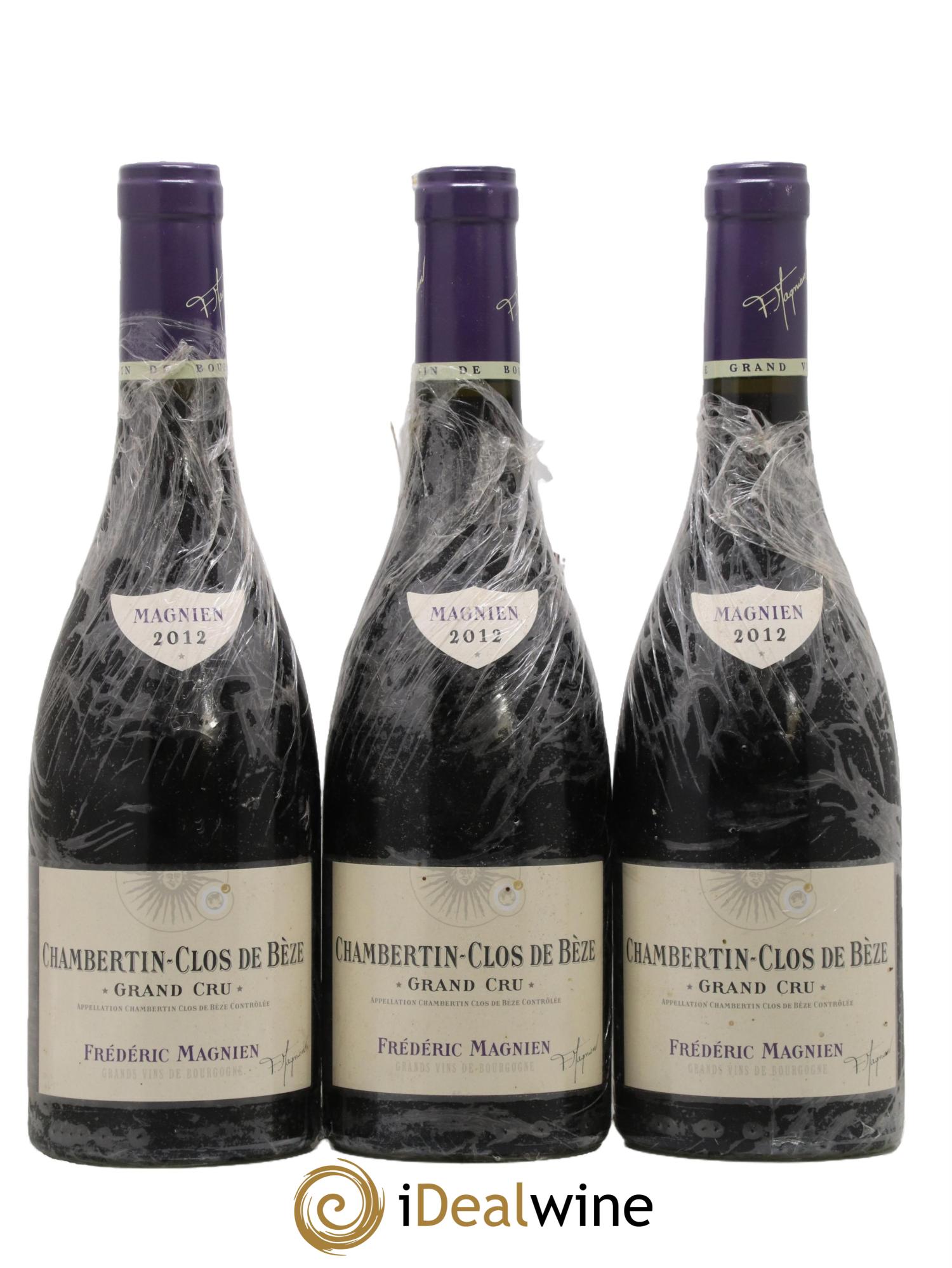 Chambertin Clos de Bèze Grand Cru Frédéric Magnien 2012 - Lotto di 3 bottiglie - 0