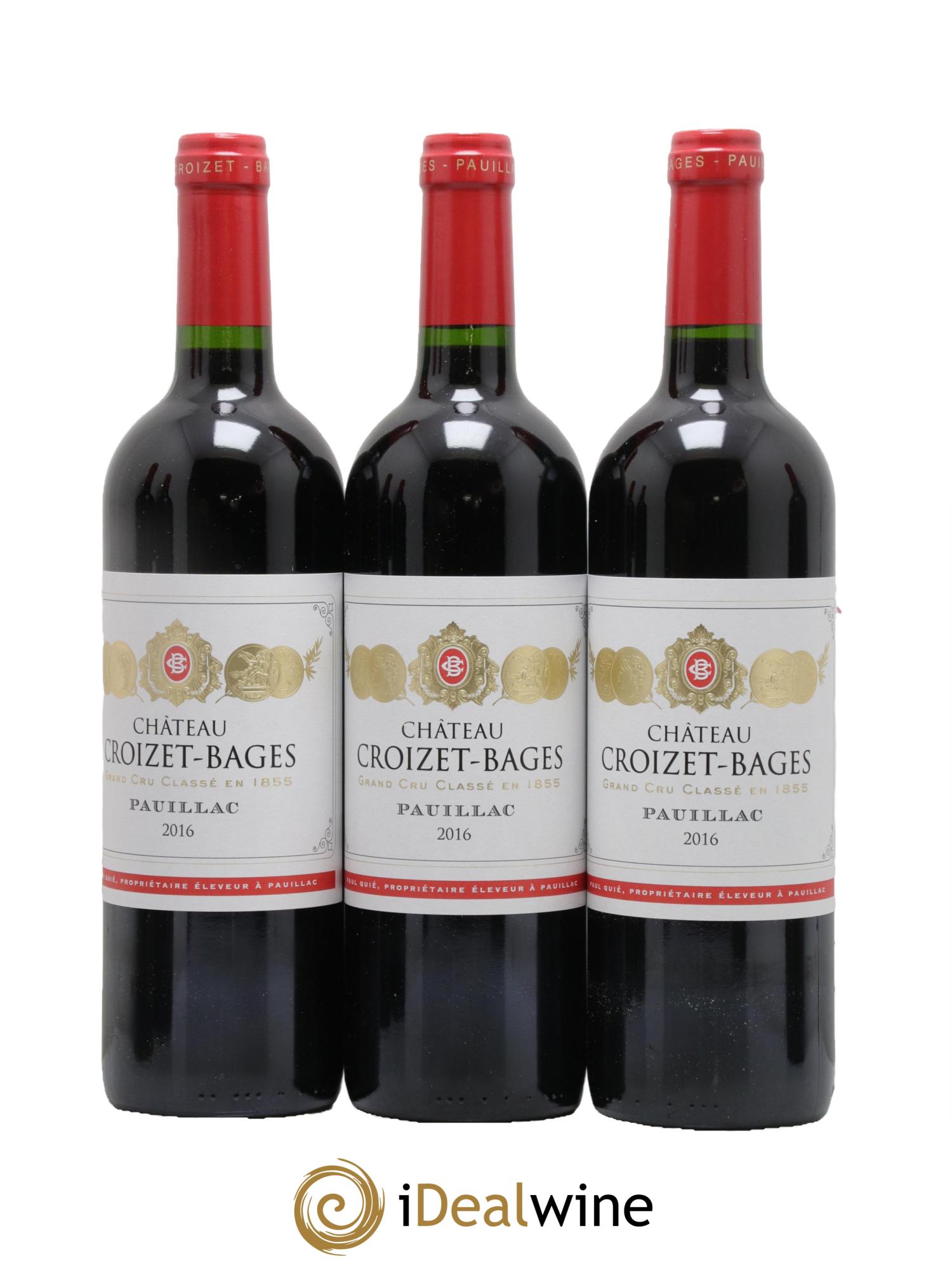 Château Croizet Bages 5ème Grand Cru Classé 2016 - Lotto di 12 bottiglie - 3