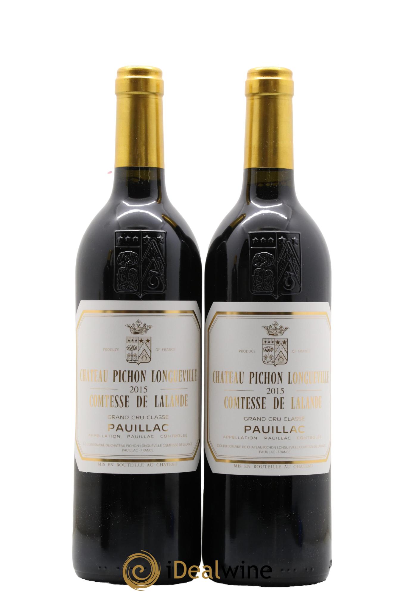 Château Pichon Longueville Comtesse de Lalande 2ème Grand Cru Classé 2015 - Lot of 2 bottles - 0