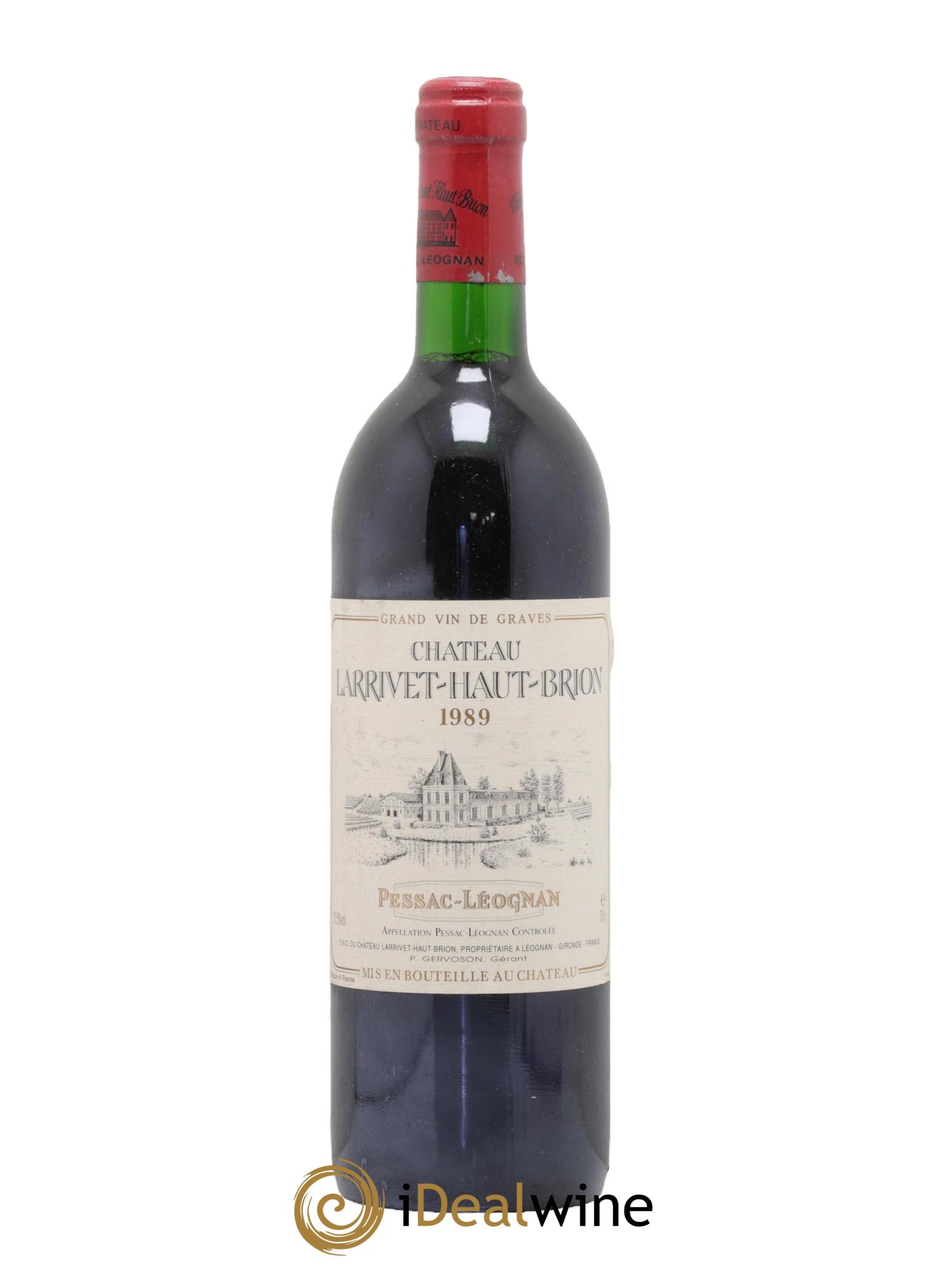 Château Larrivet Haut-Brion 1989 - Lot de 1 bouteille - 0