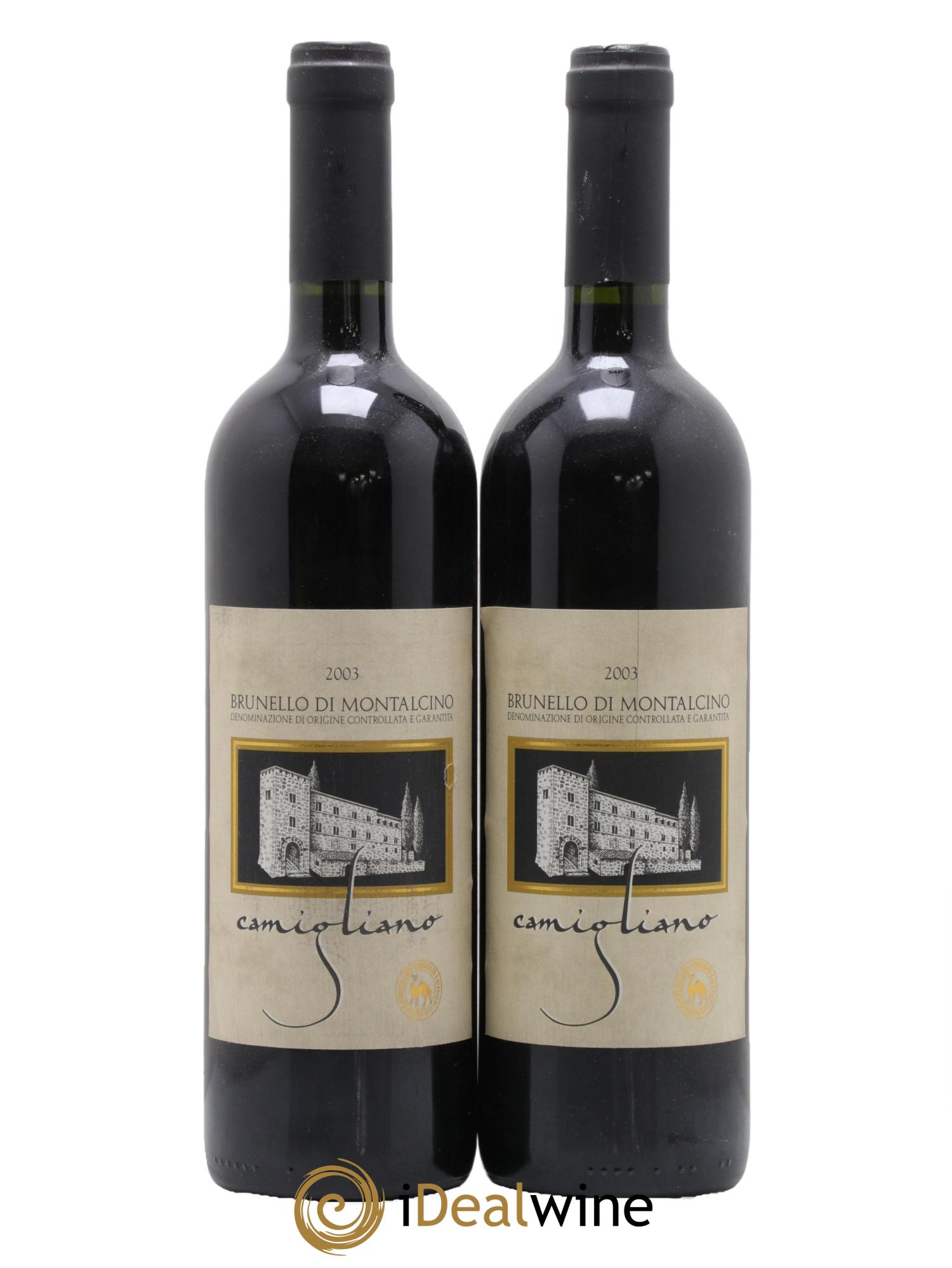 Brunello di Montalcino DOCG Camigliano 2003 - Lotto di 2 bottiglie - 0