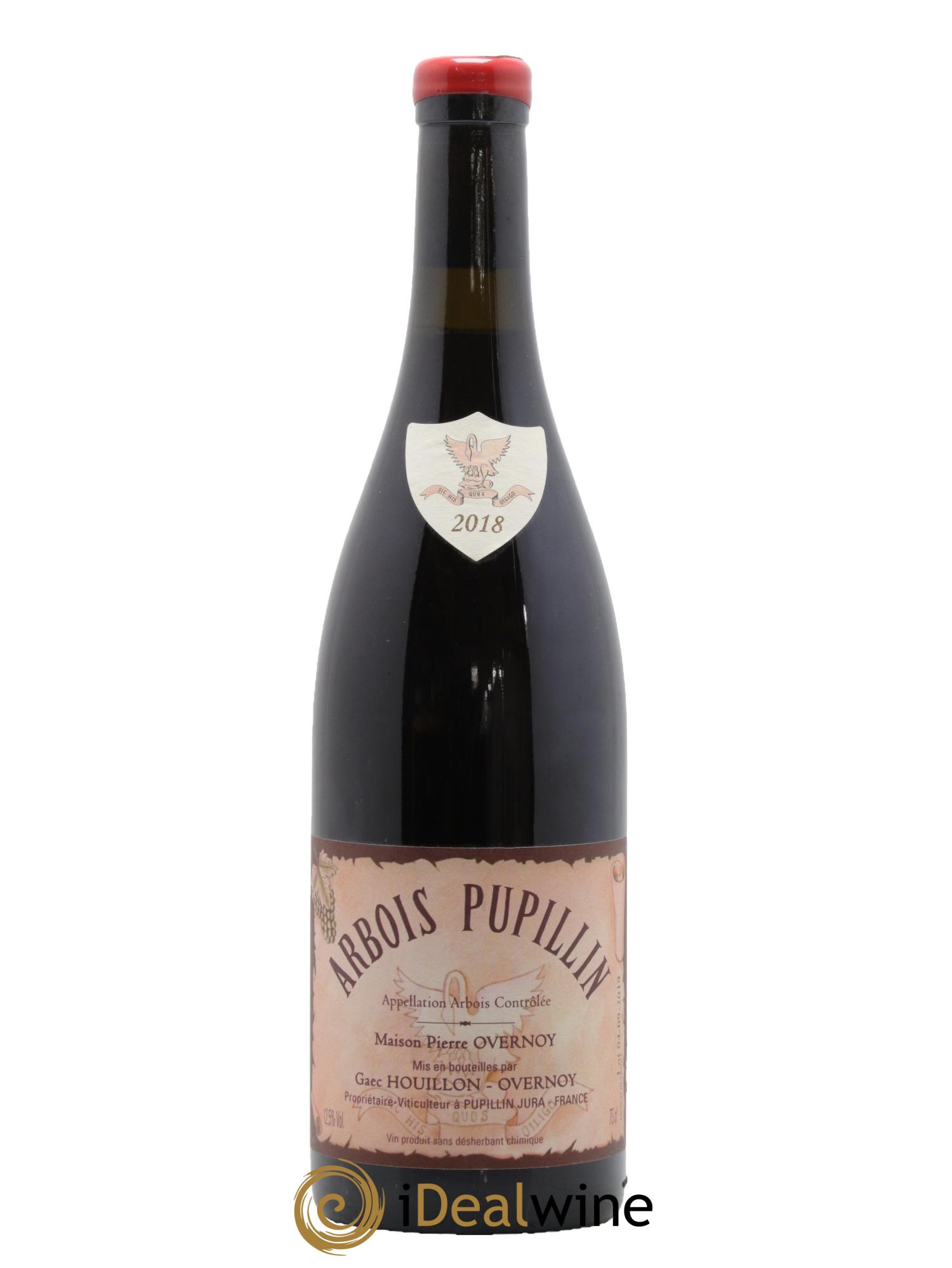 Arbois Pupillin Poulsard (cire rouge) Overnoy-Houillon (Domaine) 2018 - Lot de 1 bouteille - 0