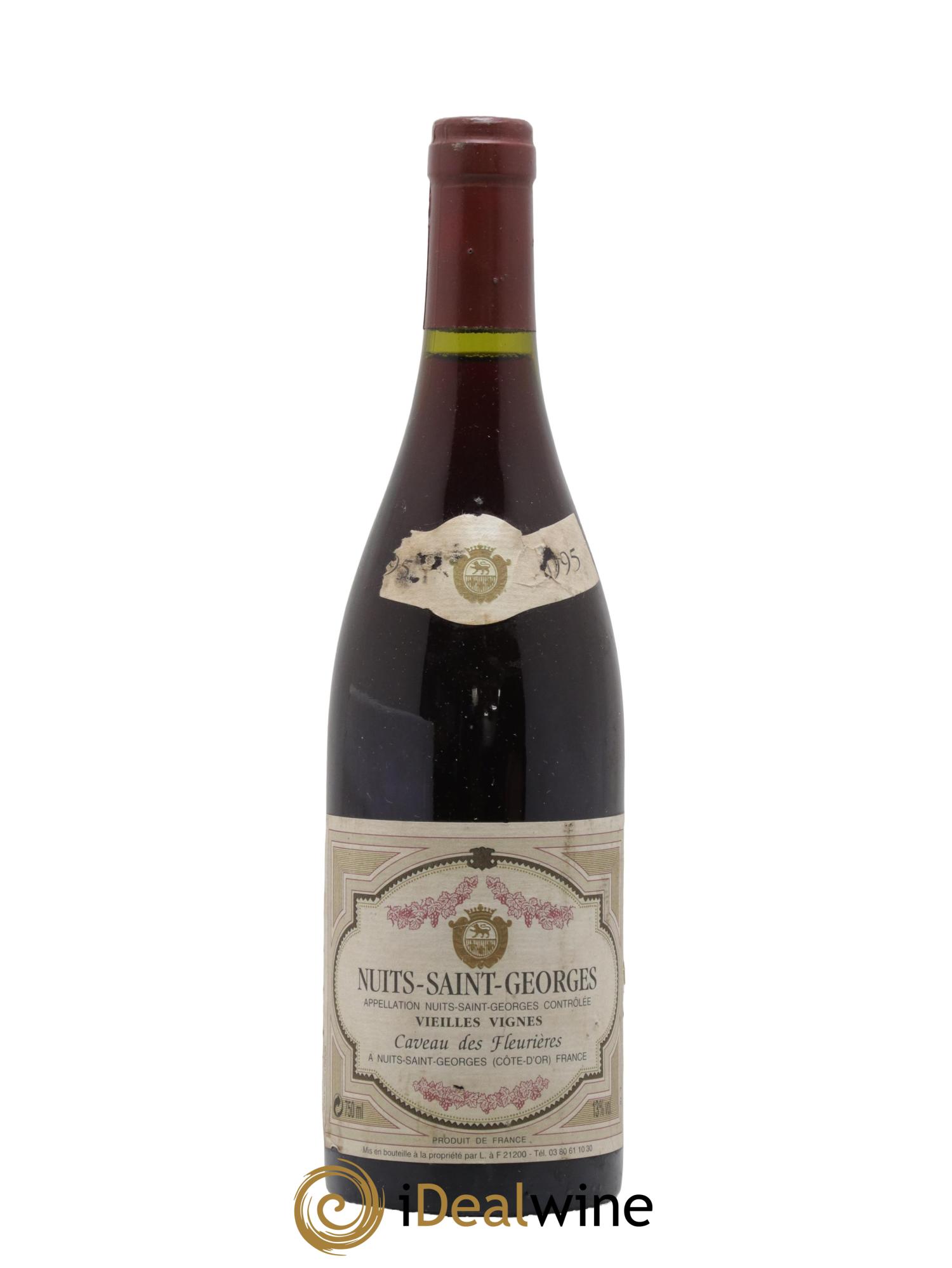 Nuits Saint-Georges Vieilles Vignes Caveau Des Fleurieres 1995 - Lot de 1 bouteille - 0