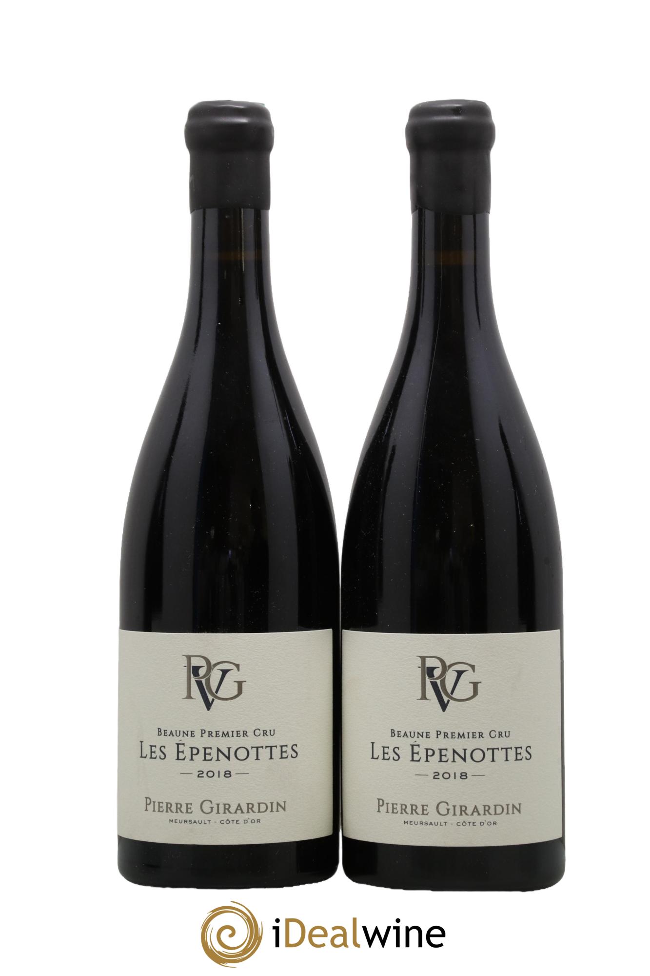 Beaune 1er Cru Les Epenottes Pierre Girardin 2018 - Lotto di 2 bottiglie - 0