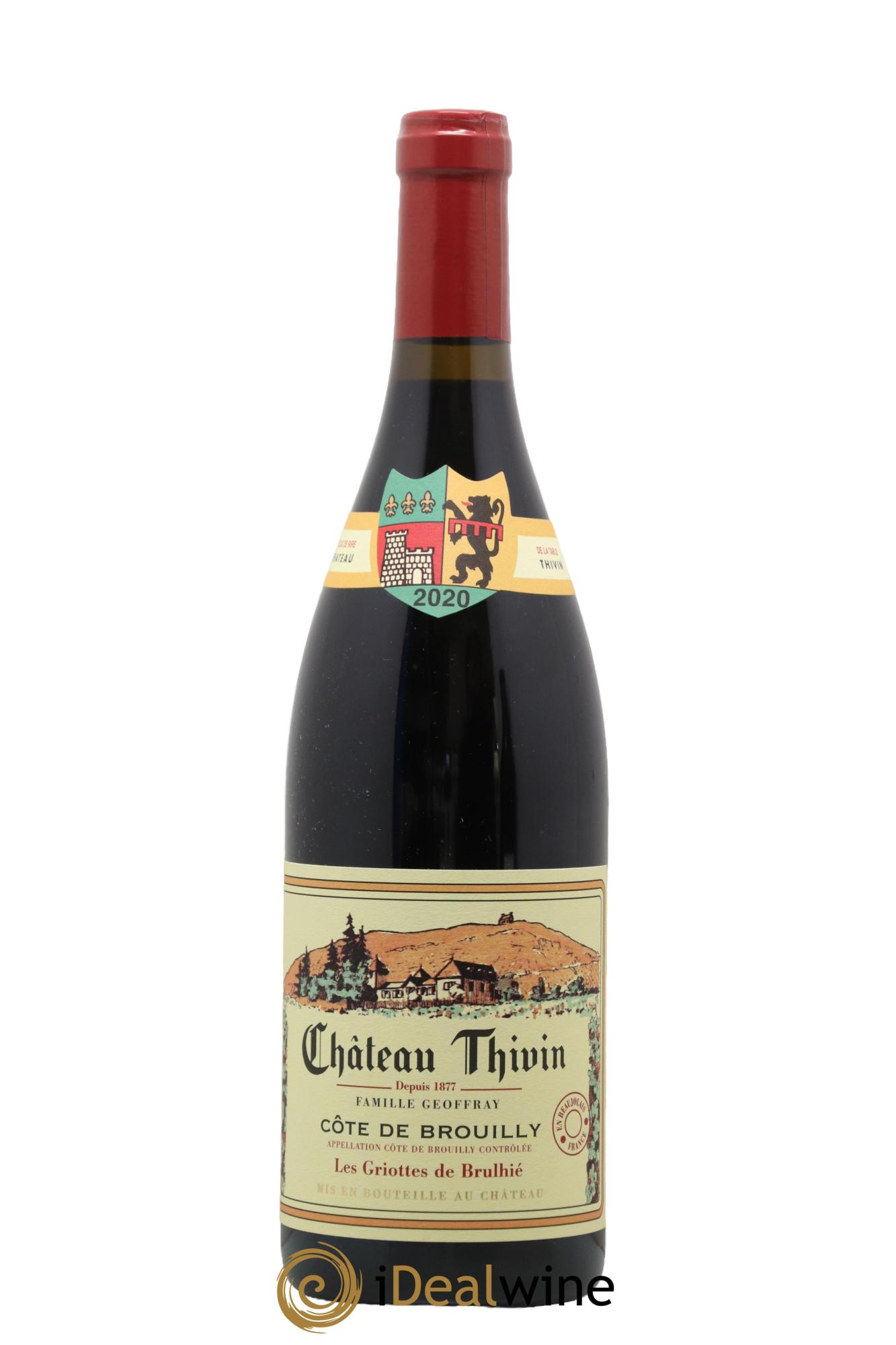 Côte de Brouilly Les Griottes de Brulhié Château Thivin 2020 - Lotto di 1 bottiglia - 0