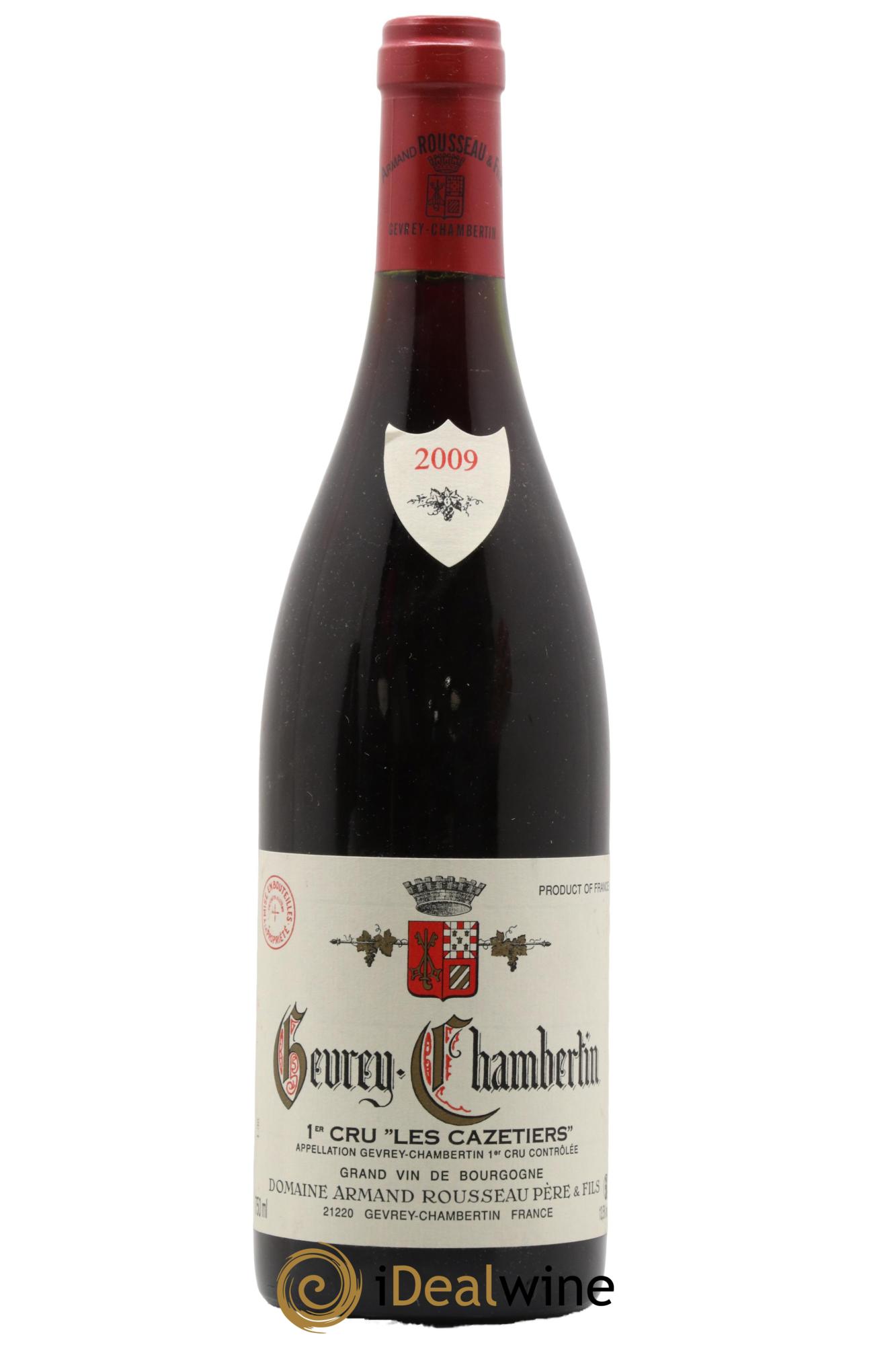 Gevrey-Chambertin 1er Cru Les Cazetiers Armand Rousseau (Domaine) 2009 - Lot de 1 bouteille - 0