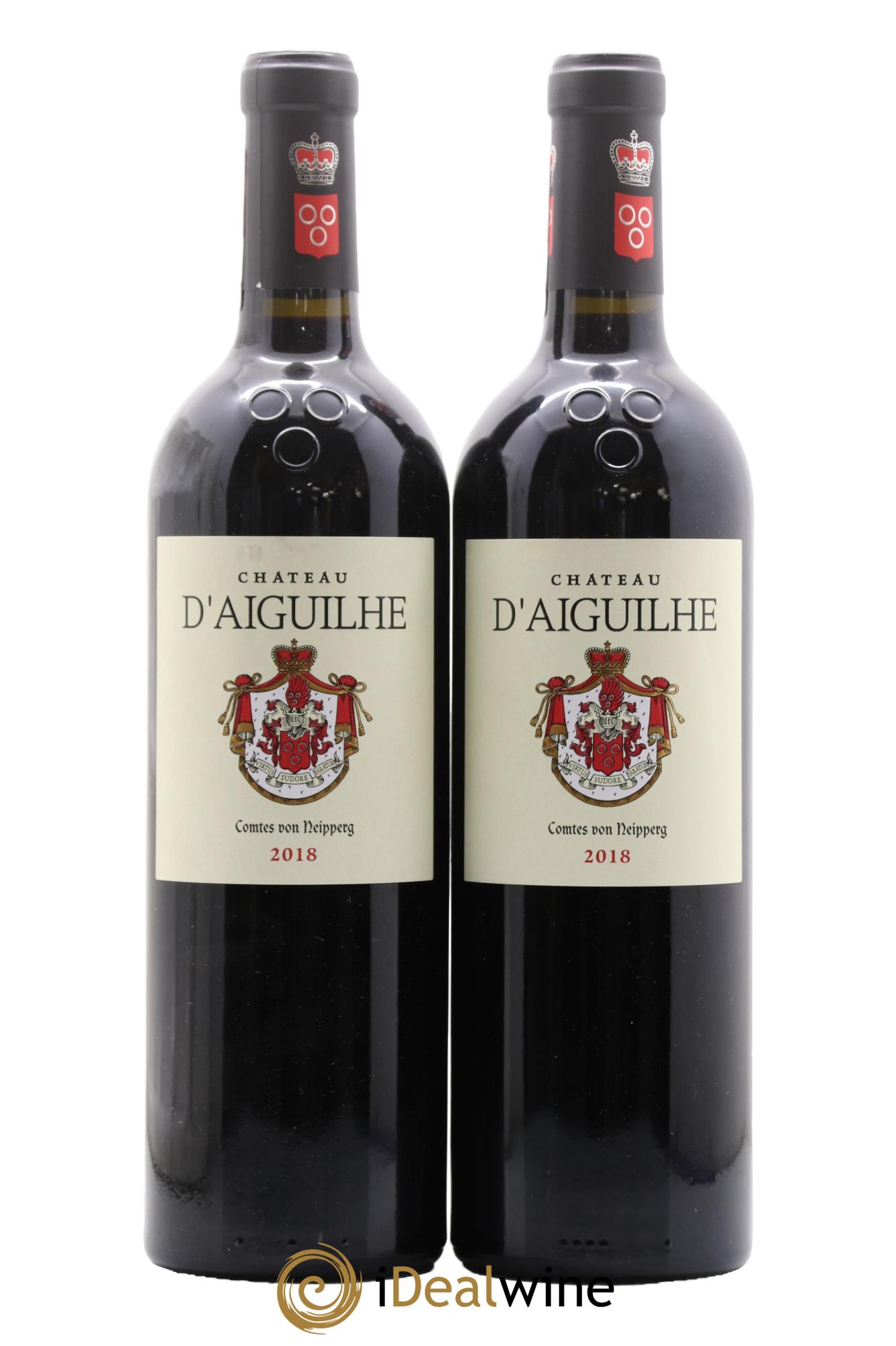 Château d' Aiguilhe  2018 - Lotto di 2 bottiglie - 0