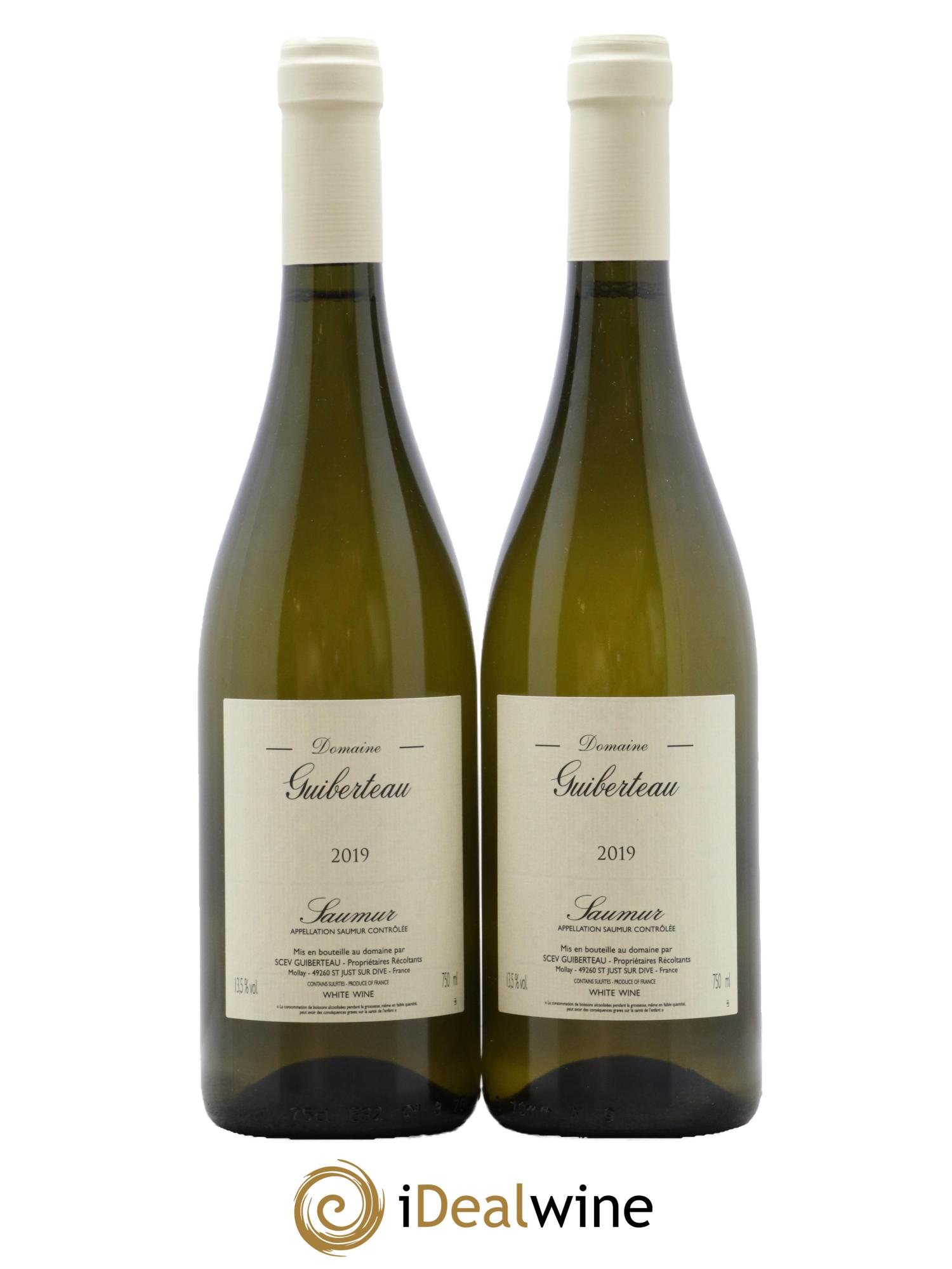 Saumur Domaine Guiberteau 2019 - Lot de 2 bouteilles - 0