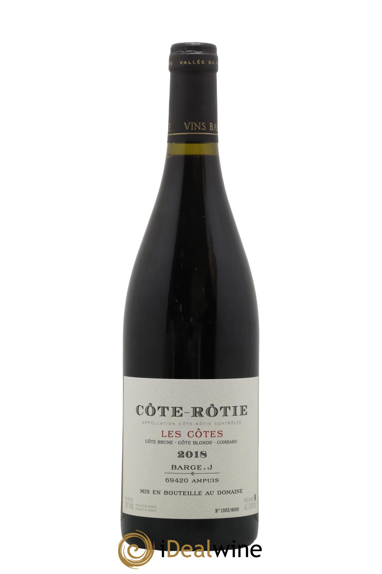 Côte-Rôtie Les Côtes Barge (Domaine) 2018 - Lotto di 1 bottiglia - 0