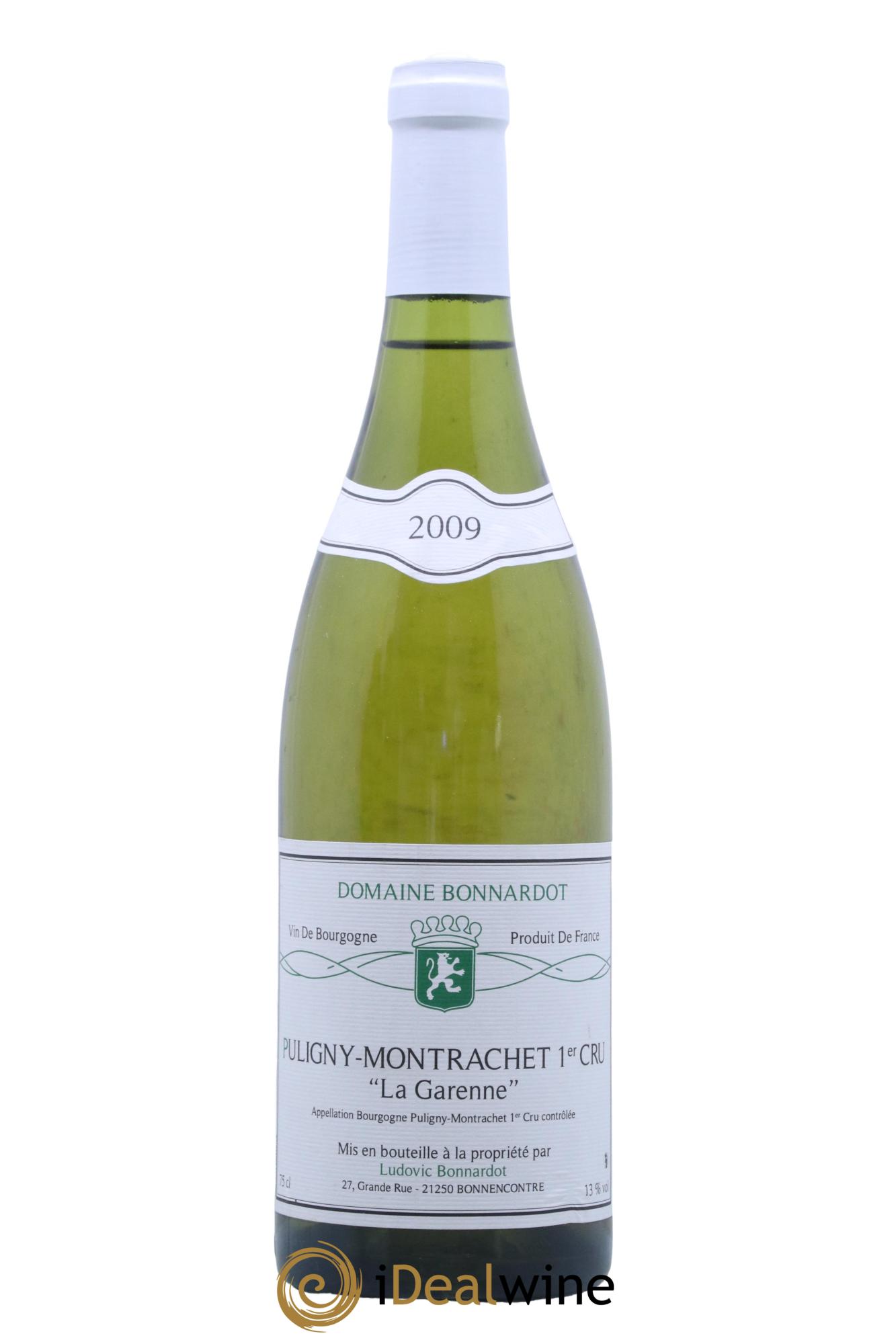 Puligny-Montrachet 1er Cru La Garenne Domaine Bonnardot 2009 - Lot of 1 bottle - 0