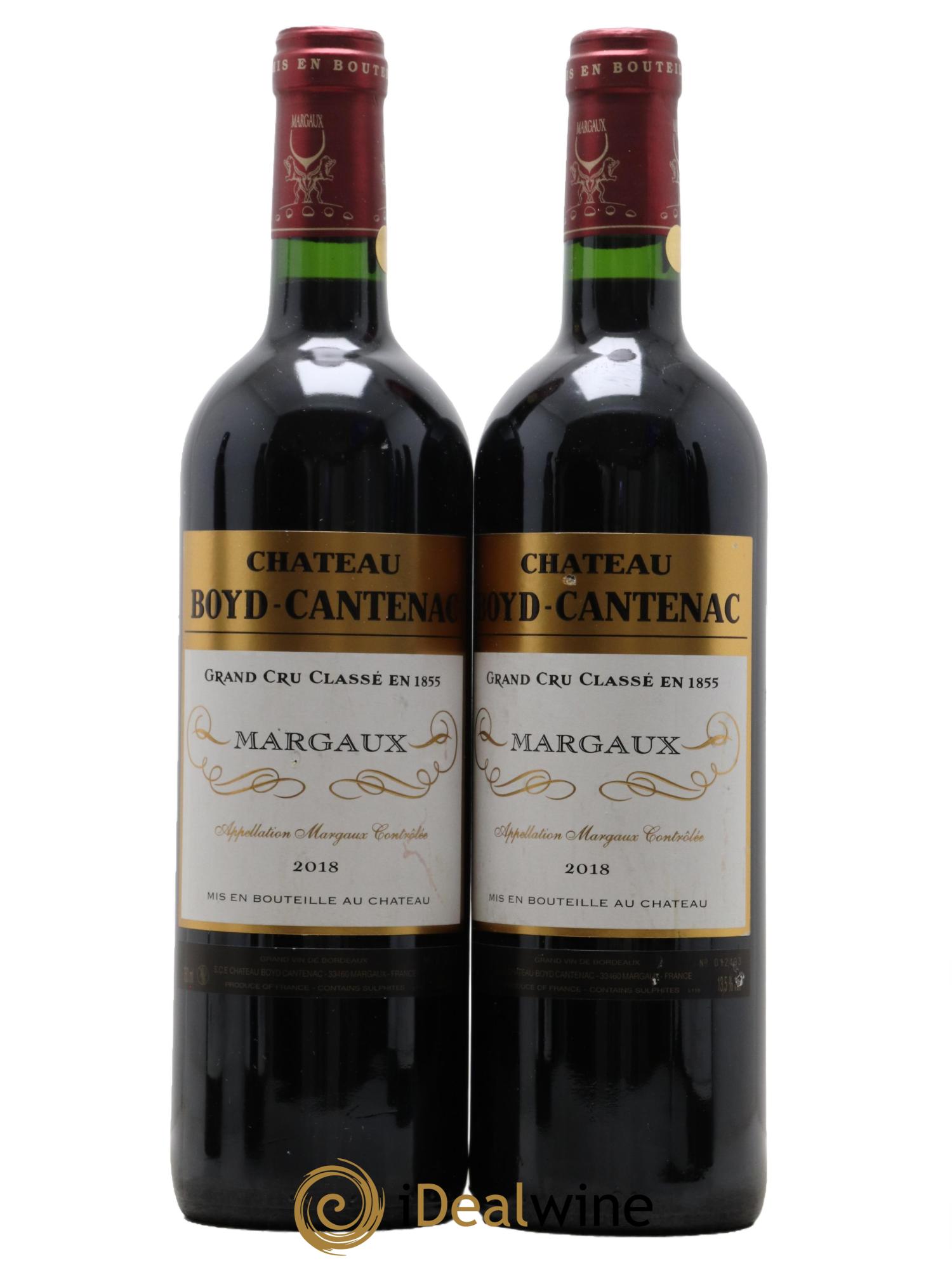 Château Boyd Cantenac 3ème Grand Cru Classé  2018 - Lotto di 2 bottiglie - 0