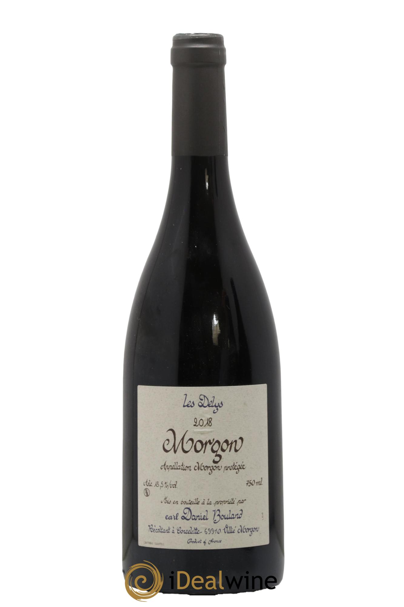 Morgon Delys Daniel Bouland (Domaine)  2018 - Lot de 1 bouteille - 0