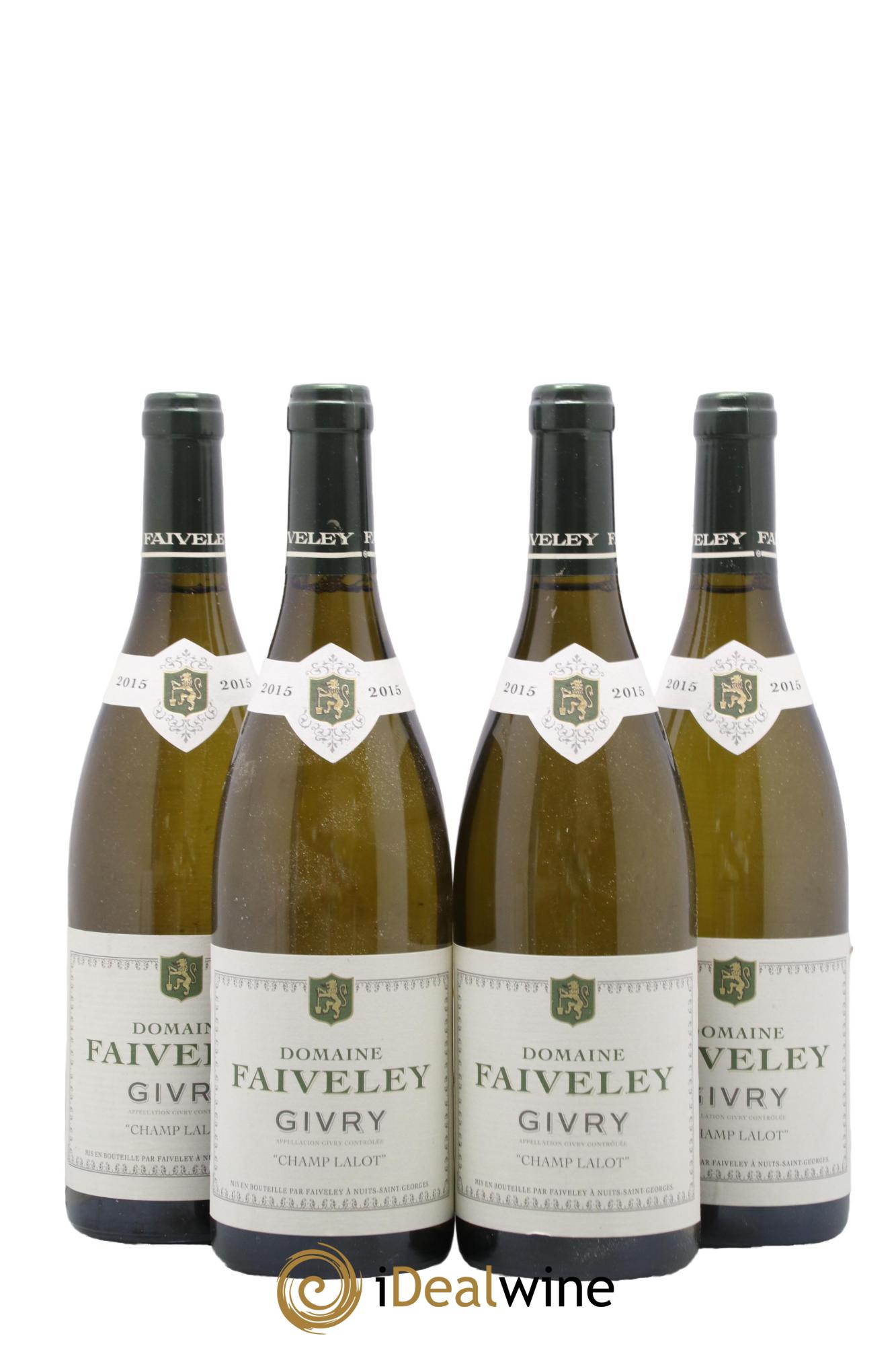 Givry Champ Lalot Domaine Faiveley 2015 - Lot of 4 bottles - 0