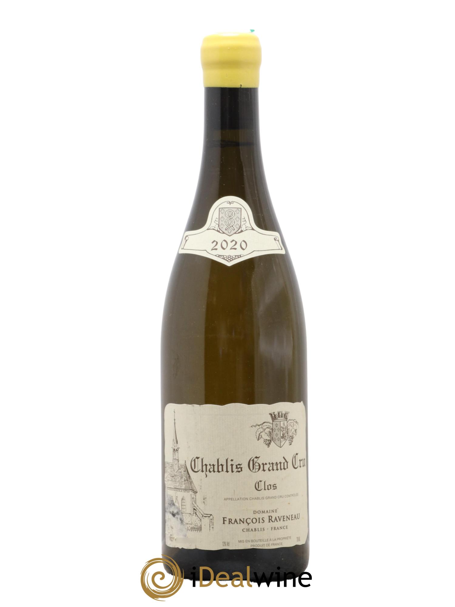 Chablis Grand Cru Clos Raveneau (Domaine) 2020 - Lot of 1 bottle - 0