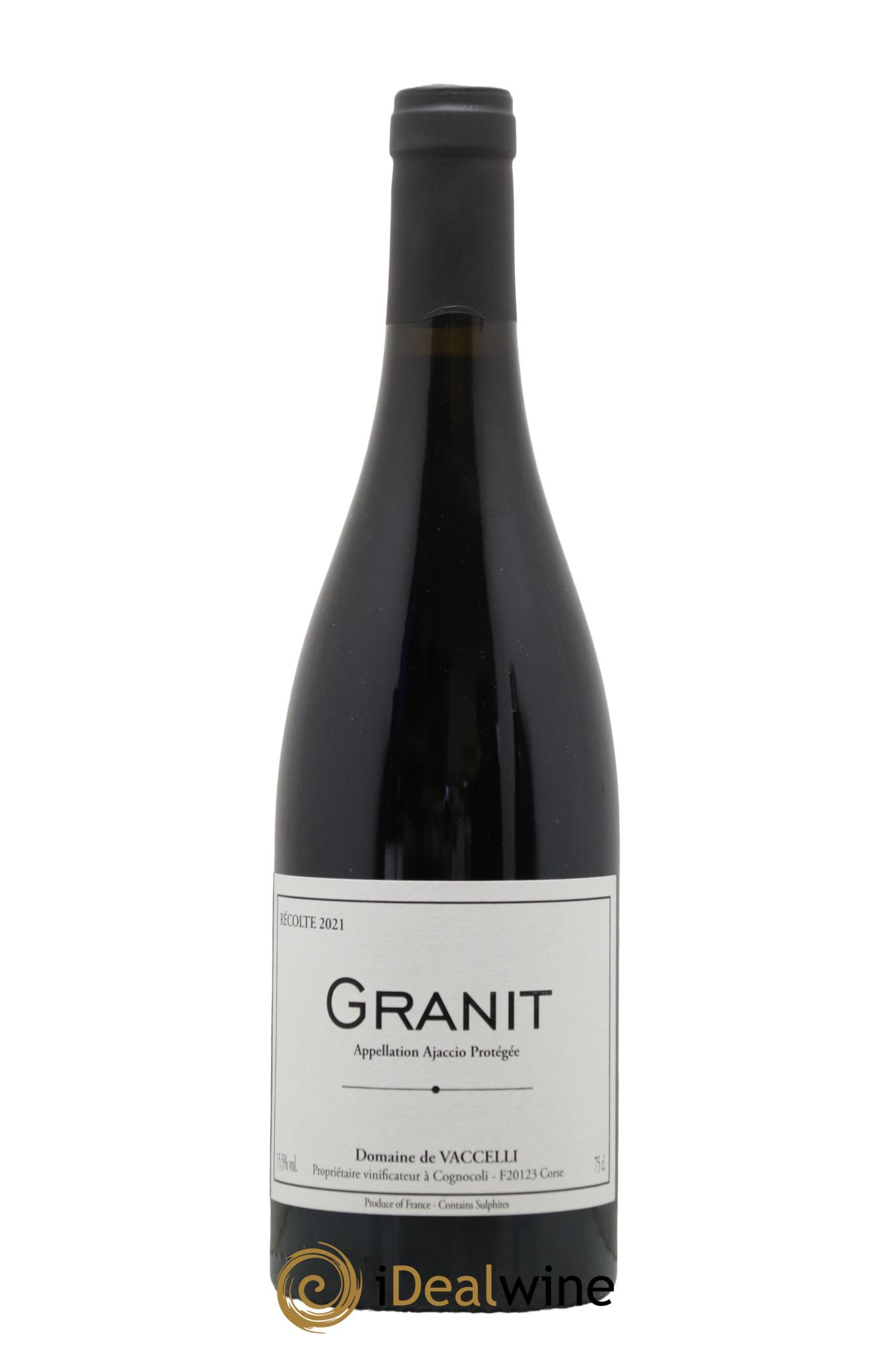 Ajaccio Granit Vaccelli 2021 - Posten von 1 Flasche - 0