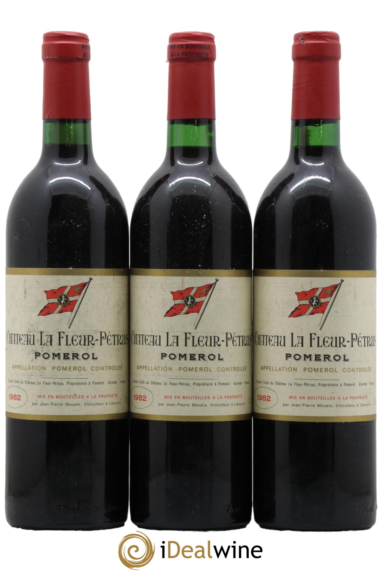 Château la Fleur Petrus 1982 - Lotto di 3 bottiglie - 0