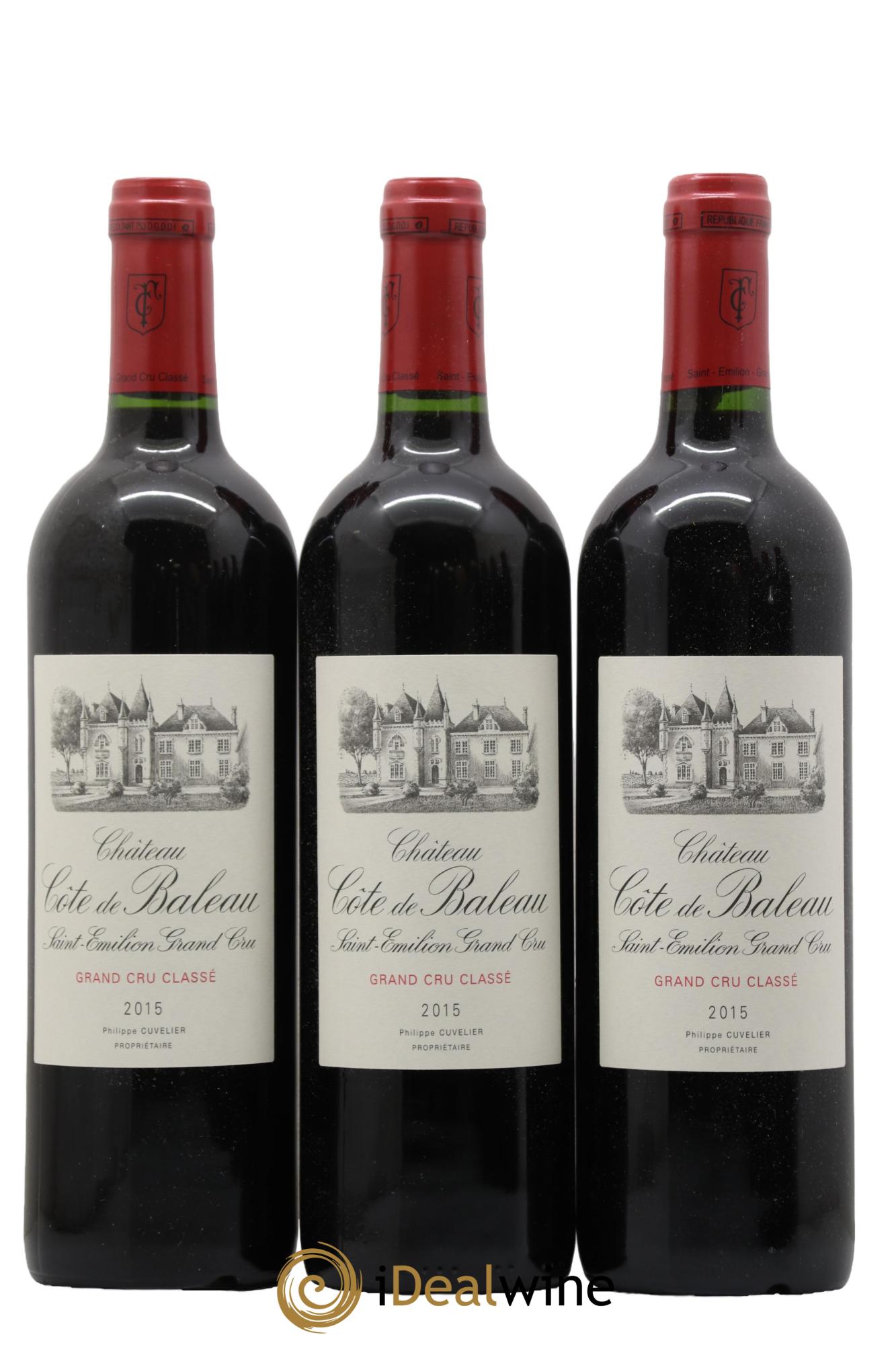 Château Côte de Baleau Grand Cru Classé 2015 - Lotto di 6 bottiglie - 2