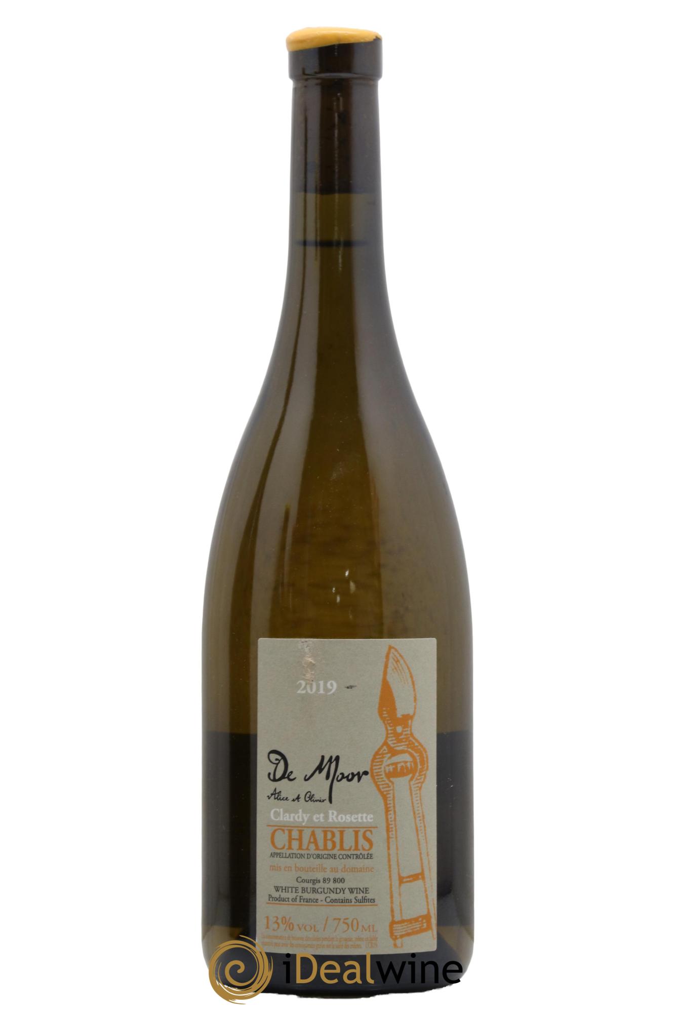 Chablis Clardy et Rosette Alice et Olivier De Moor 2019 - Lotto di 1 bottiglia - 0