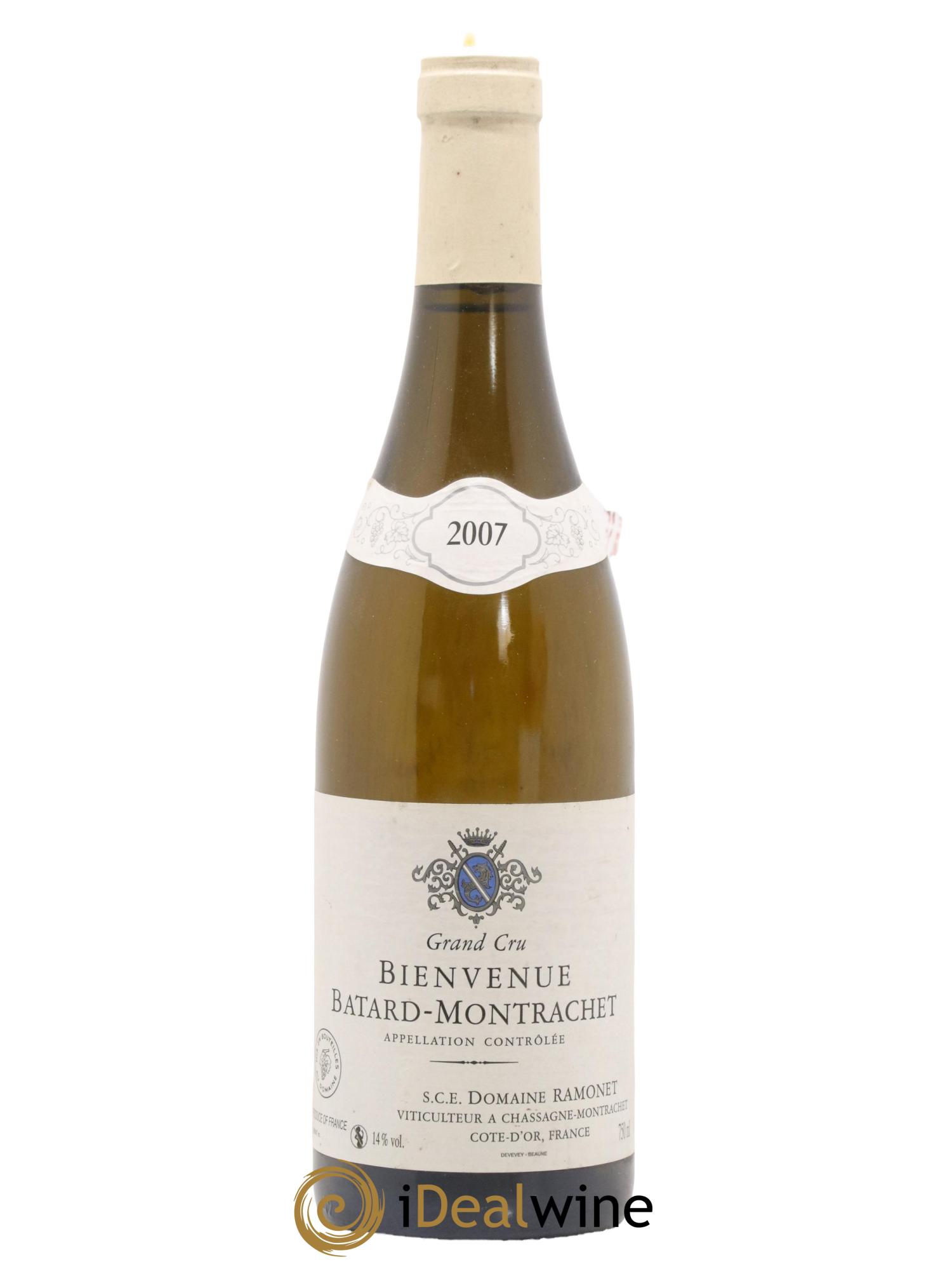 Bienvenues-Bâtard-Montrachet Grand Cru Ramonet (Domaine) 2007 - Lot of 1 bottle - 0