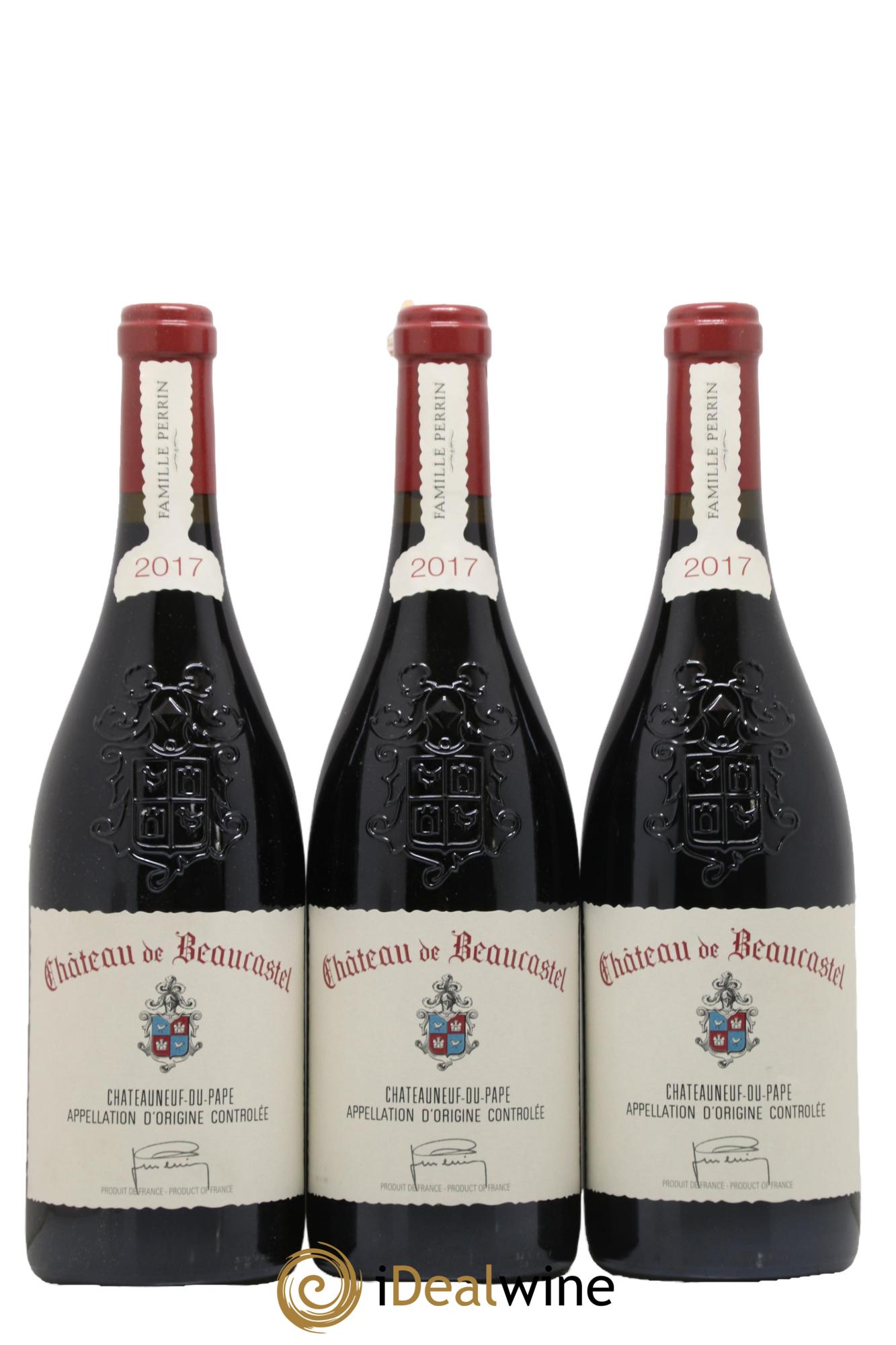 Châteauneuf-du-Pape Château de Beaucastel Famille Perrin 2017 - Lot de 6 bouteilles - 1