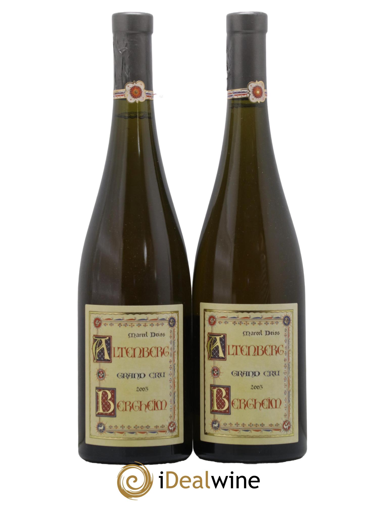 Alsace Grand Cru Altenberg de Bergheim Marcel Deiss (Domaine) 2003 - Lot de 2 bouteilles - 0