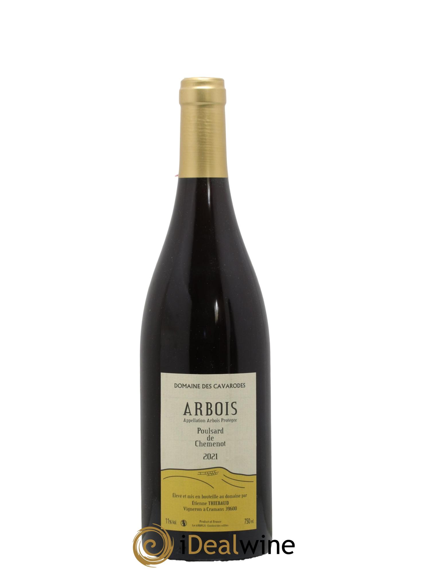 Arbois Poulsard de Chemenot Cavarodes (Domaine des) - Etienne Thiébaud 2021 - Lot de 1 bouteille - 0