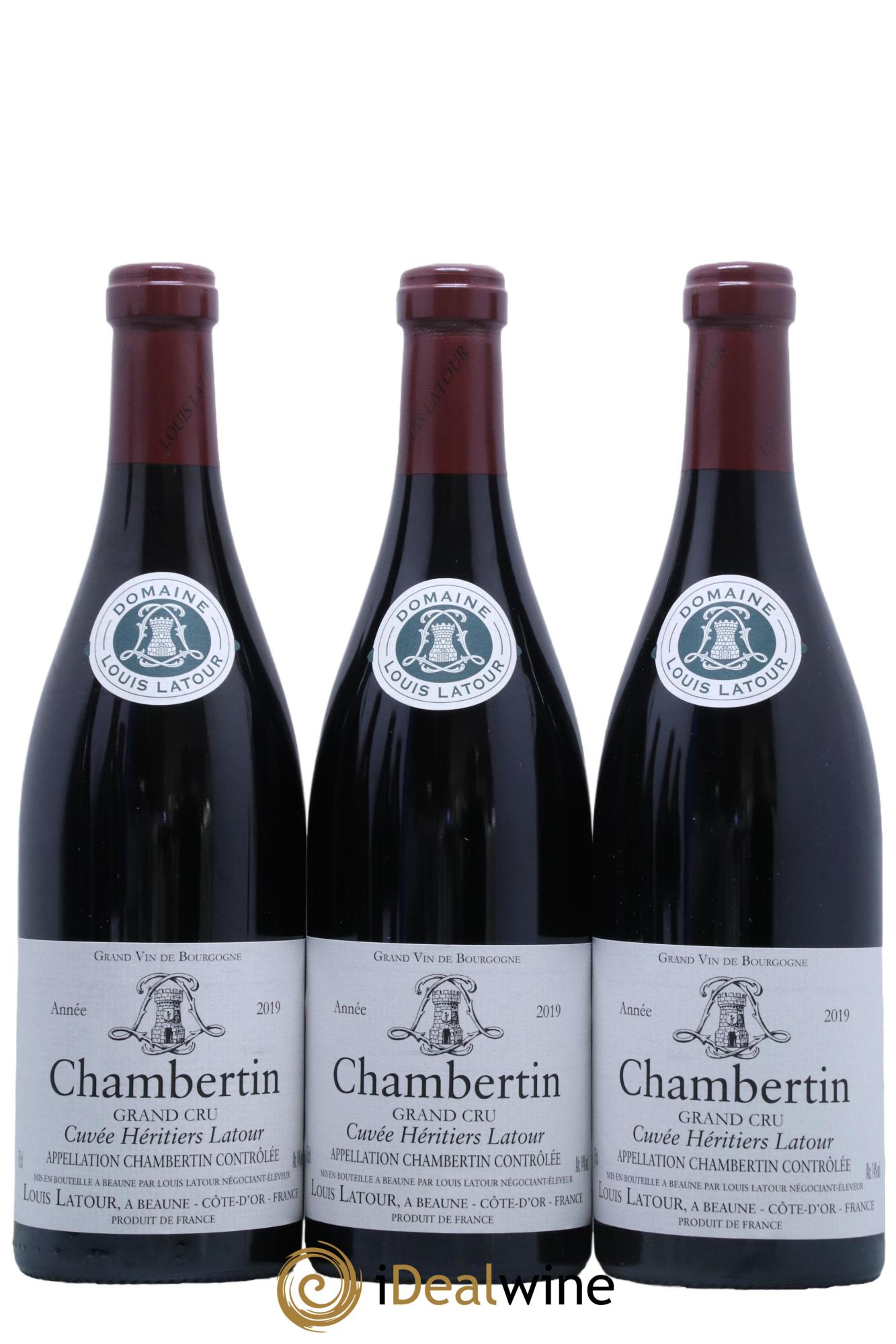 Chambertin Grand Cru Cuvée Héritiers Latour Louis Latour 2019 - Lotto di 6 bottiglie - 3